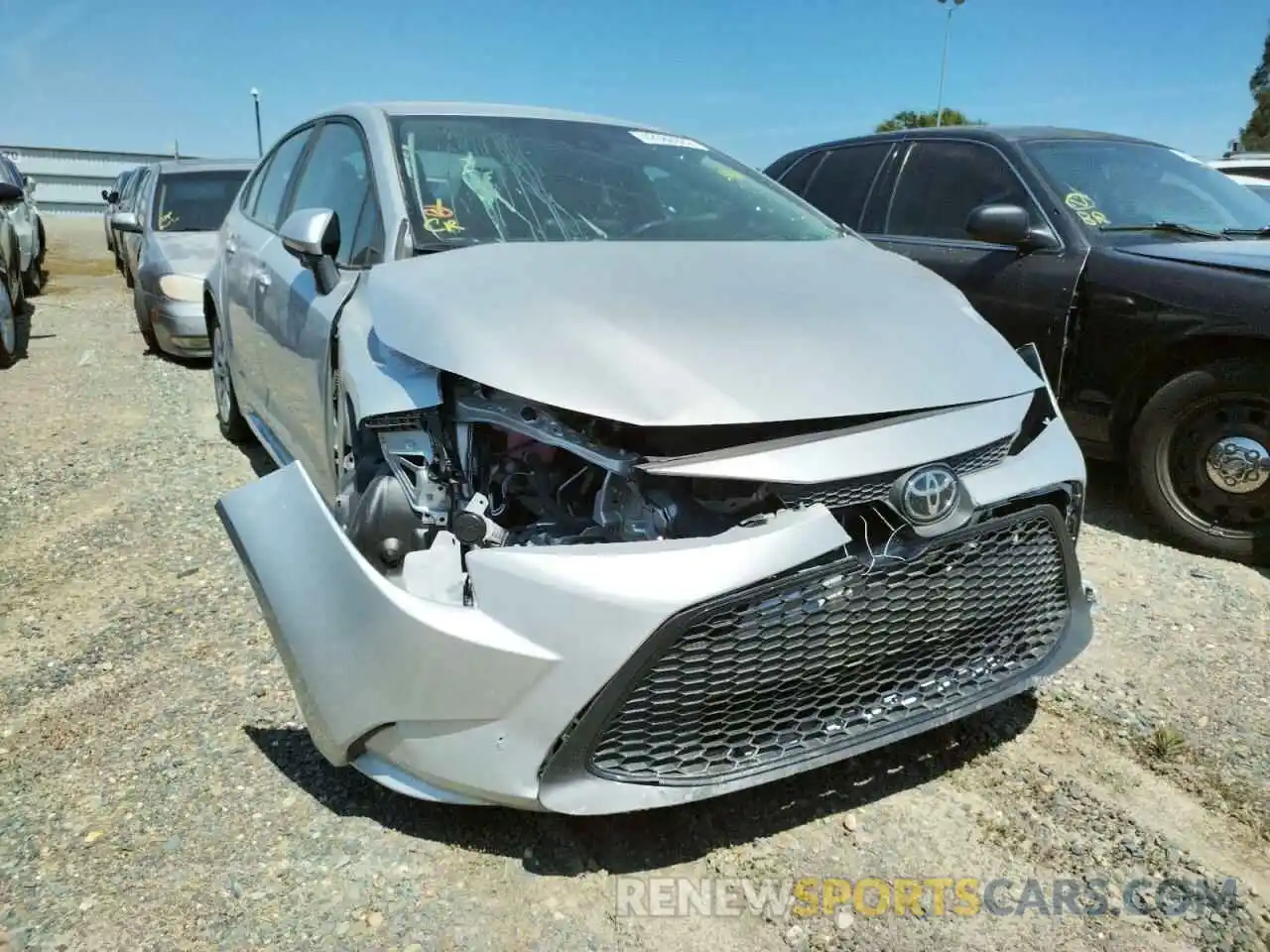 1 Photograph of a damaged car 5YFEPMAE9MP222356 TOYOTA COROLLA 2021