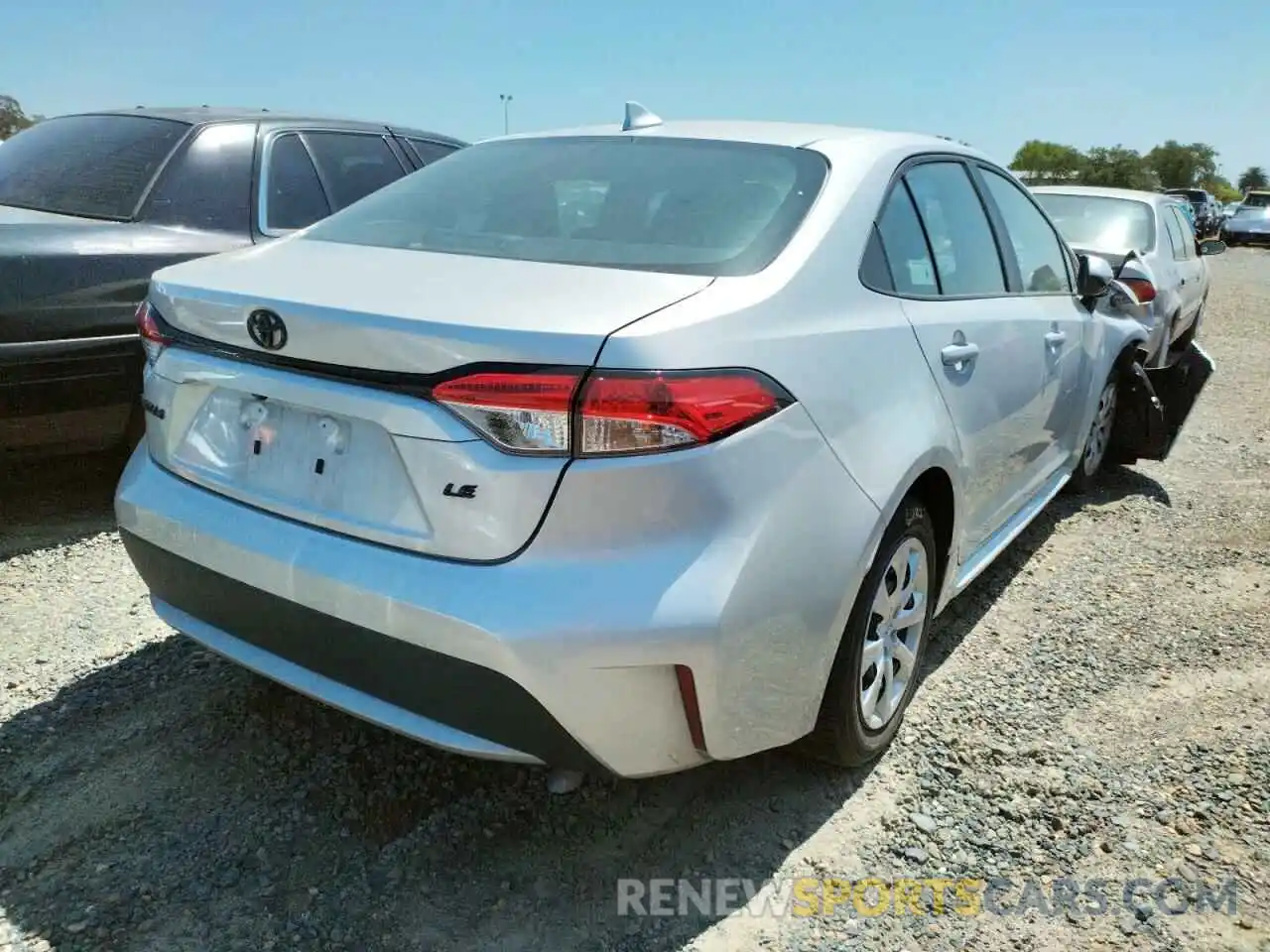 4 Photograph of a damaged car 5YFEPMAE9MP222356 TOYOTA COROLLA 2021