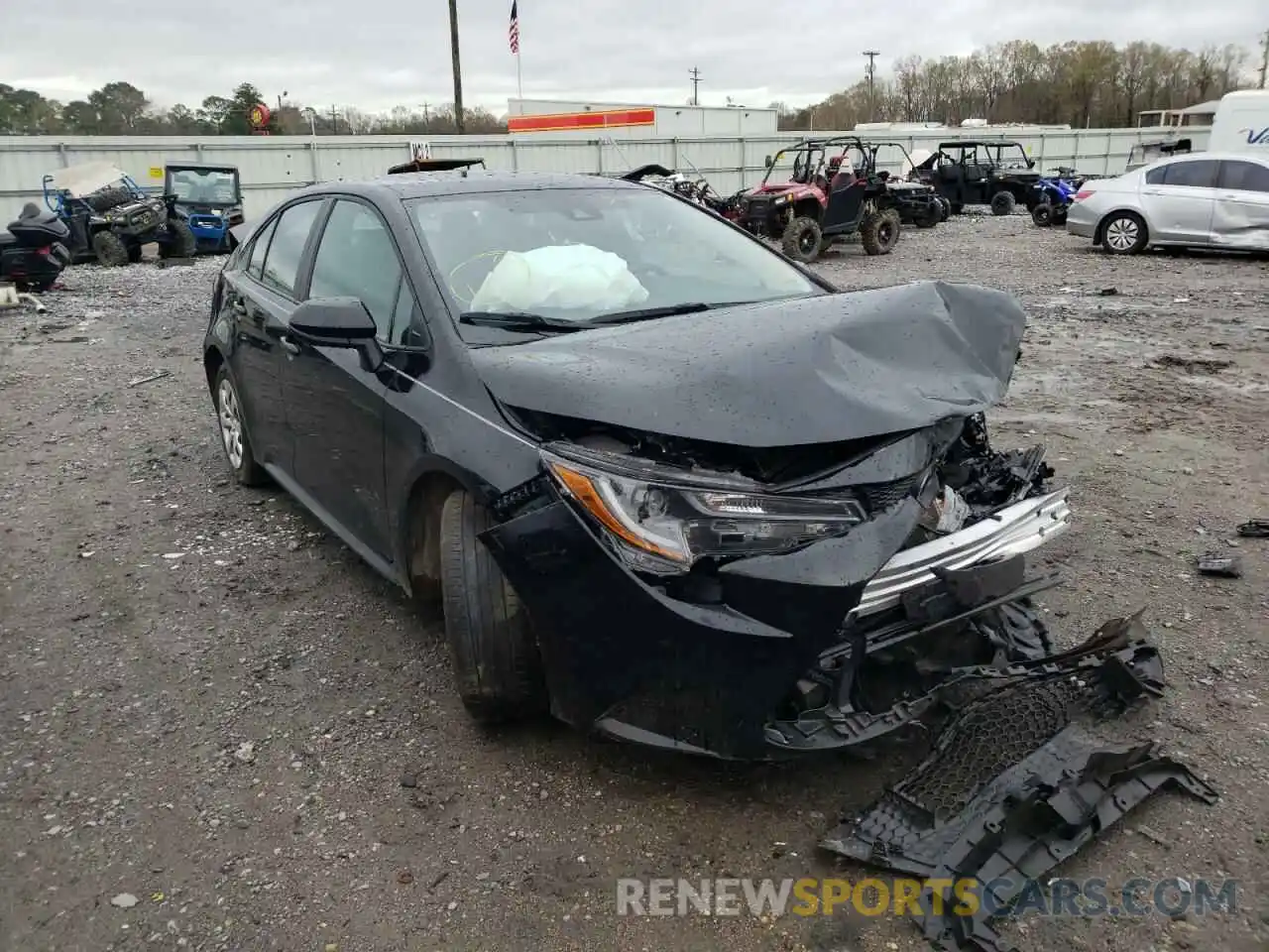 1 Photograph of a damaged car 5YFEPMAE9MP224950 TOYOTA COROLLA 2021