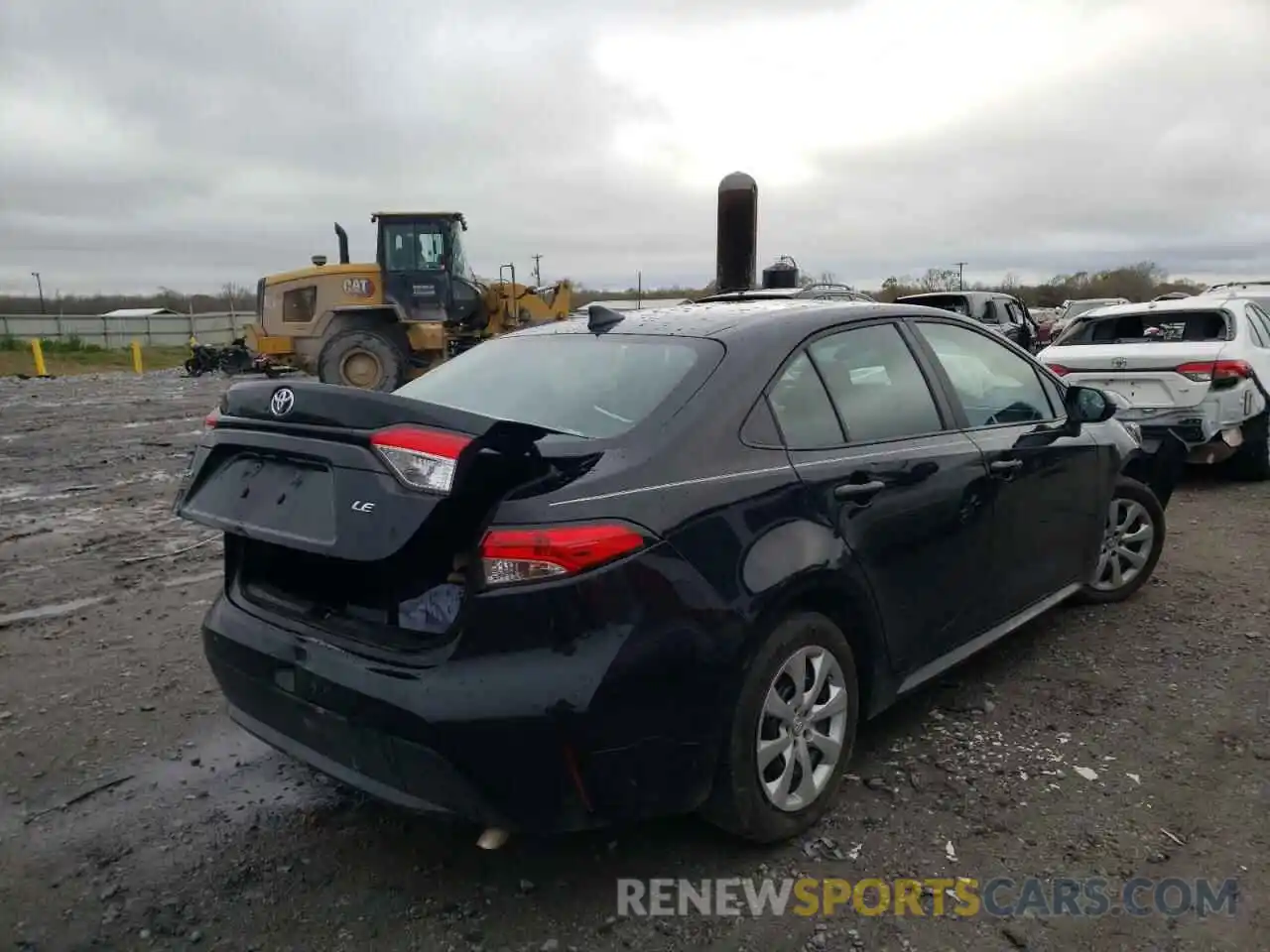 4 Photograph of a damaged car 5YFEPMAE9MP224950 TOYOTA COROLLA 2021