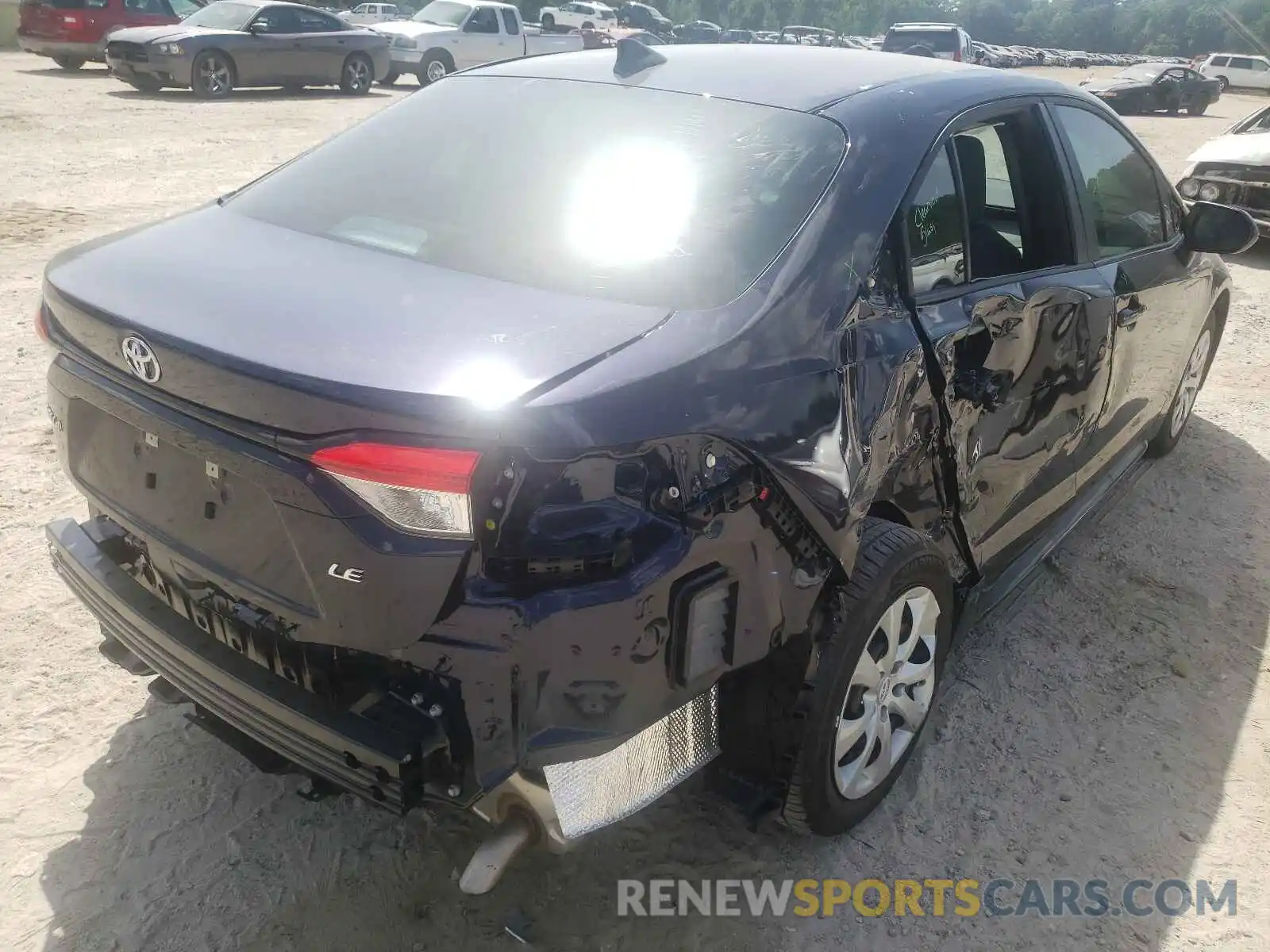 4 Photograph of a damaged car 5YFEPMAE9MP224964 TOYOTA COROLLA 2021