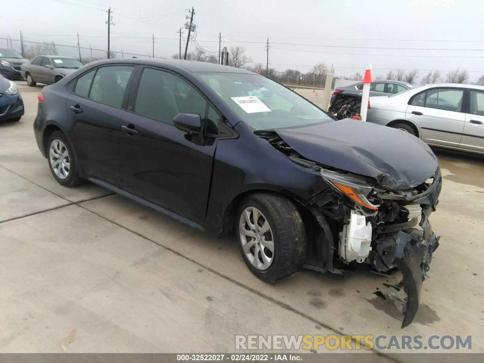 1 Photograph of a damaged car 5YFEPMAE9MP226259 TOYOTA COROLLA 2021