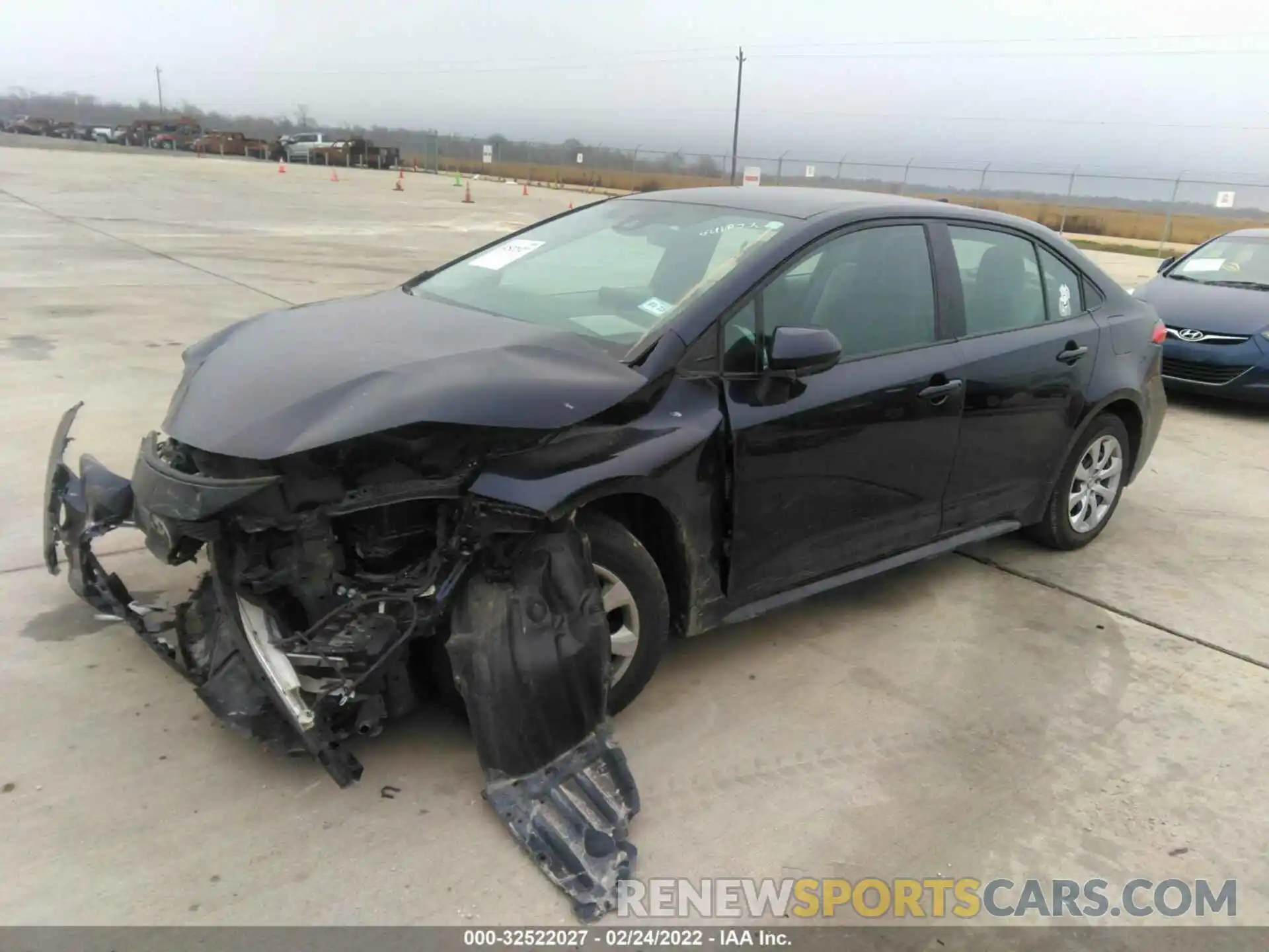 2 Photograph of a damaged car 5YFEPMAE9MP226259 TOYOTA COROLLA 2021