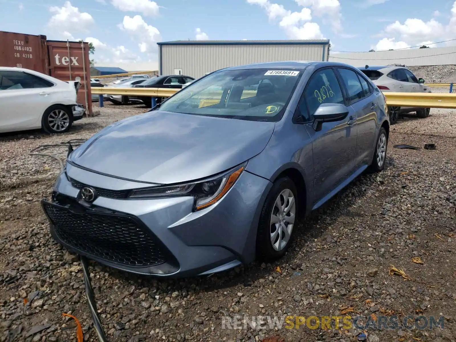 2 Photograph of a damaged car 5YFEPMAE9MP226598 TOYOTA COROLLA 2021