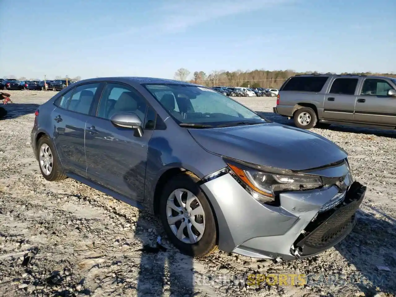 1 Photograph of a damaged car 5YFEPMAE9MP227864 TOYOTA COROLLA 2021