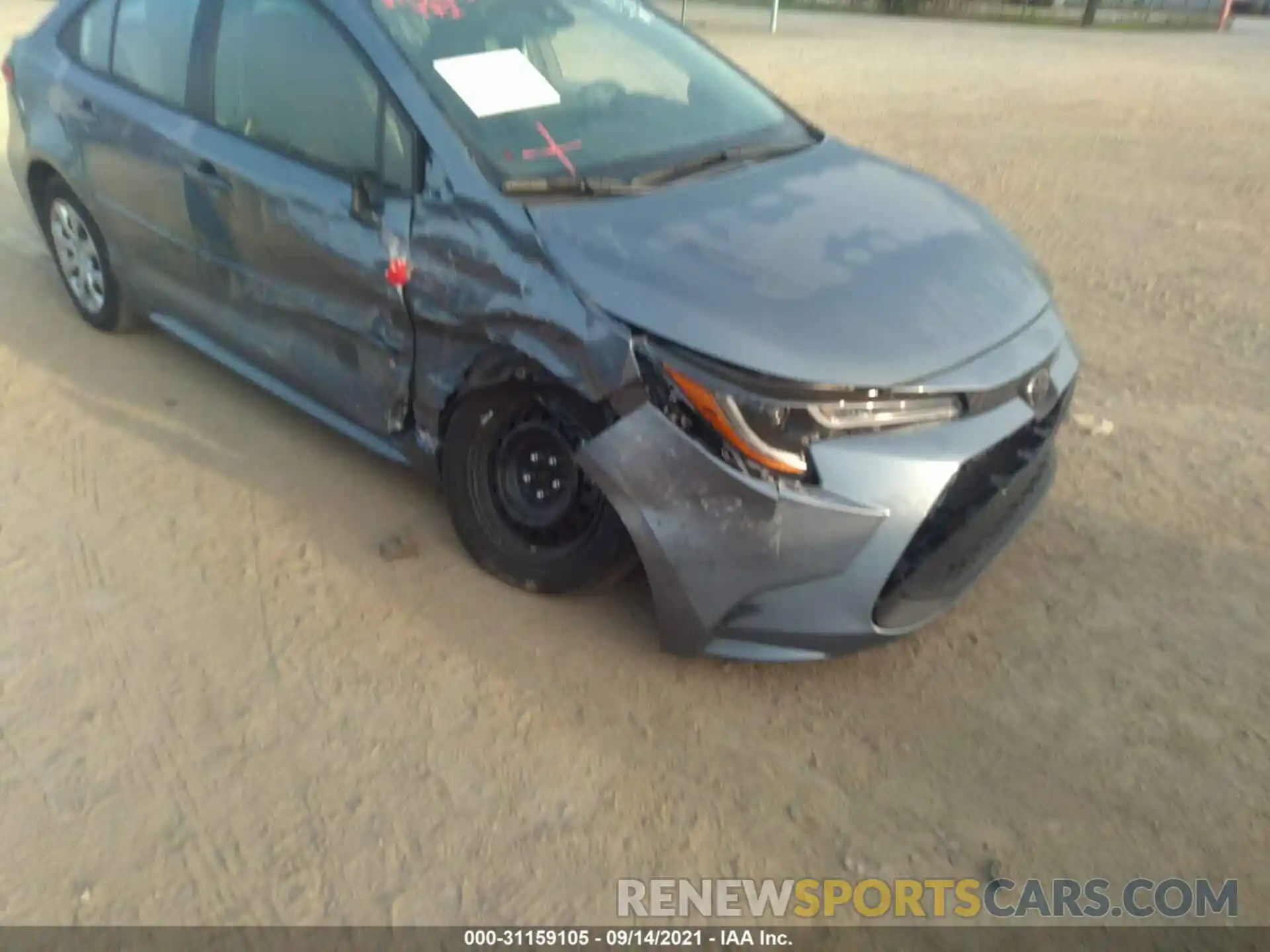 1 Photograph of a damaged car 5YFEPMAE9MP230442 TOYOTA COROLLA 2021