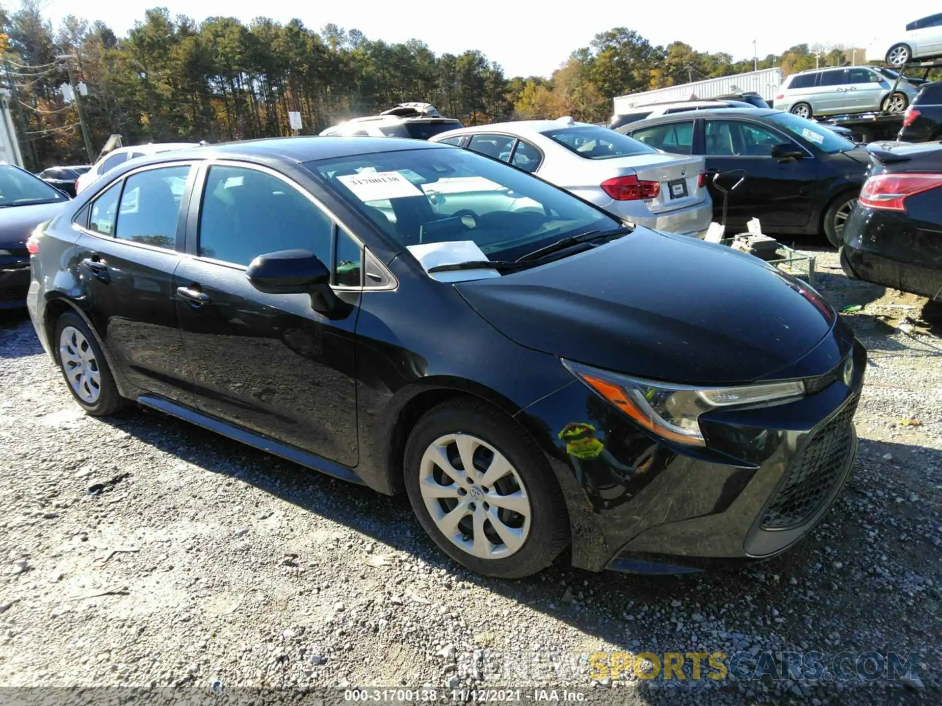 1 Photograph of a damaged car 5YFEPMAE9MP230876 TOYOTA COROLLA 2021