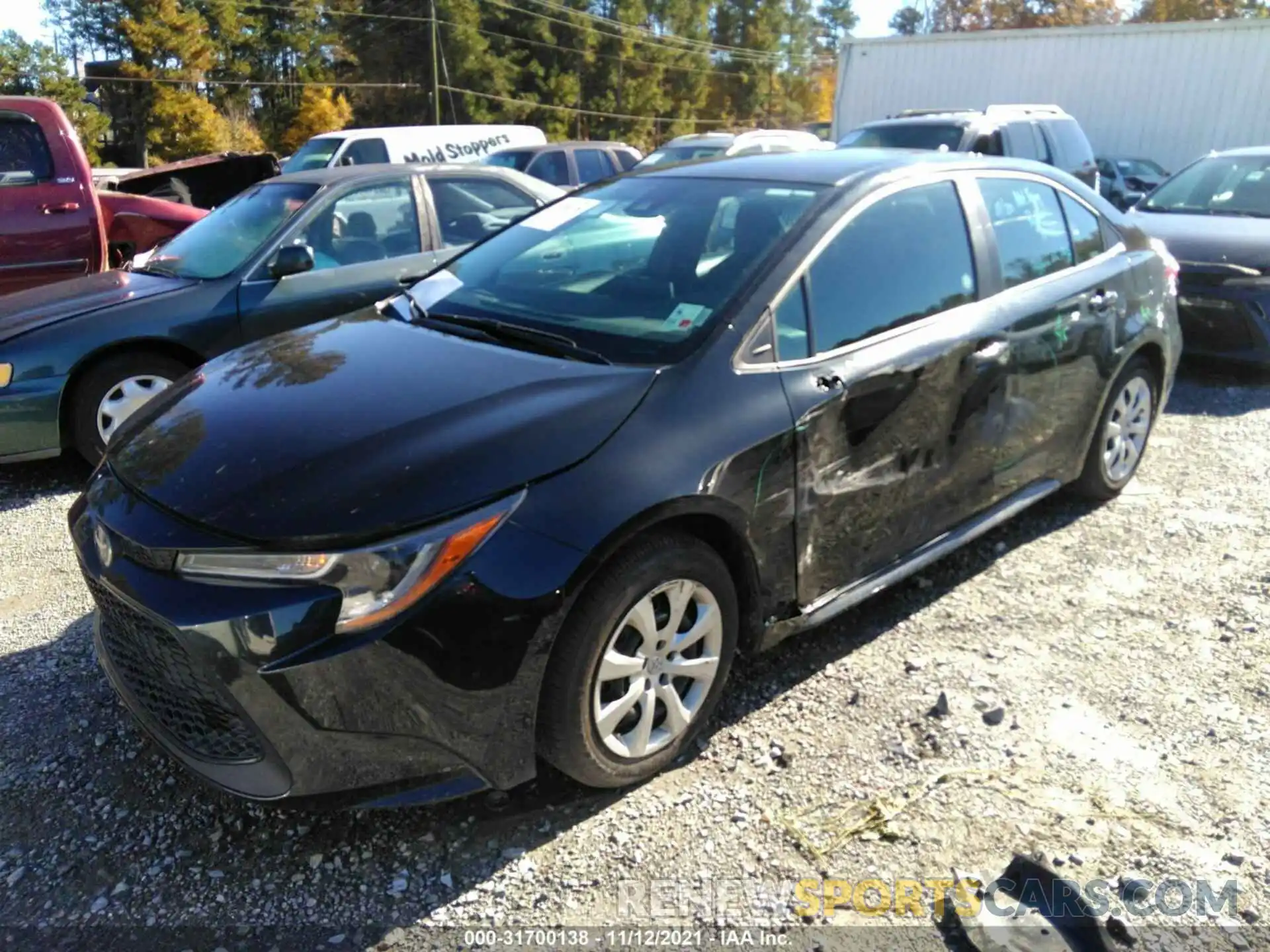 2 Photograph of a damaged car 5YFEPMAE9MP230876 TOYOTA COROLLA 2021