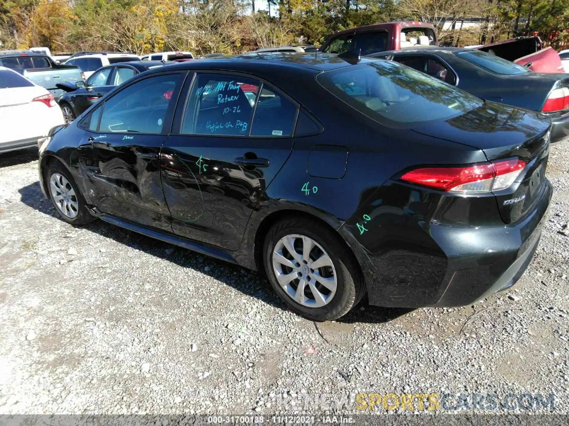 3 Photograph of a damaged car 5YFEPMAE9MP230876 TOYOTA COROLLA 2021