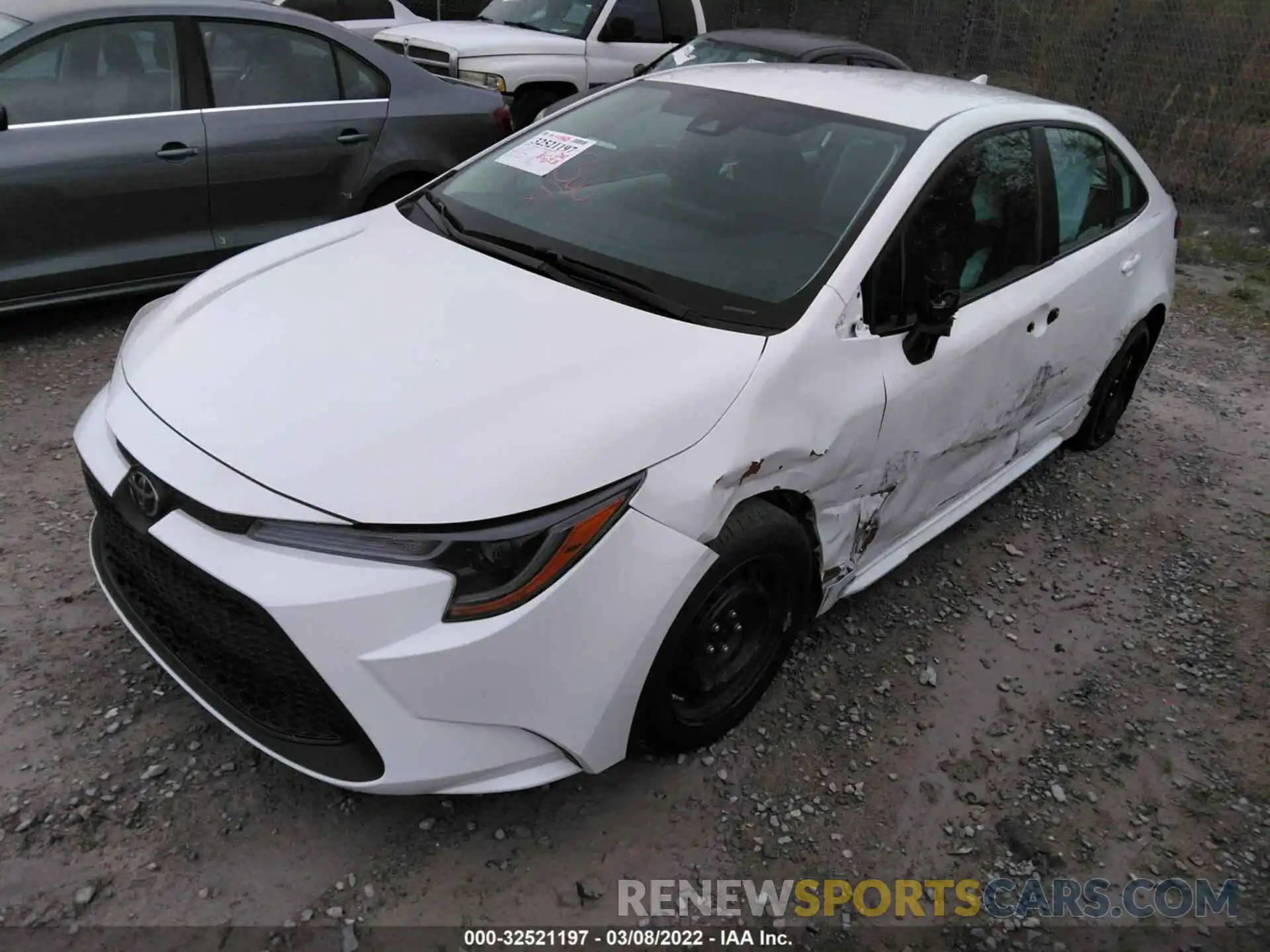 2 Photograph of a damaged car 5YFEPMAE9MP231767 TOYOTA COROLLA 2021