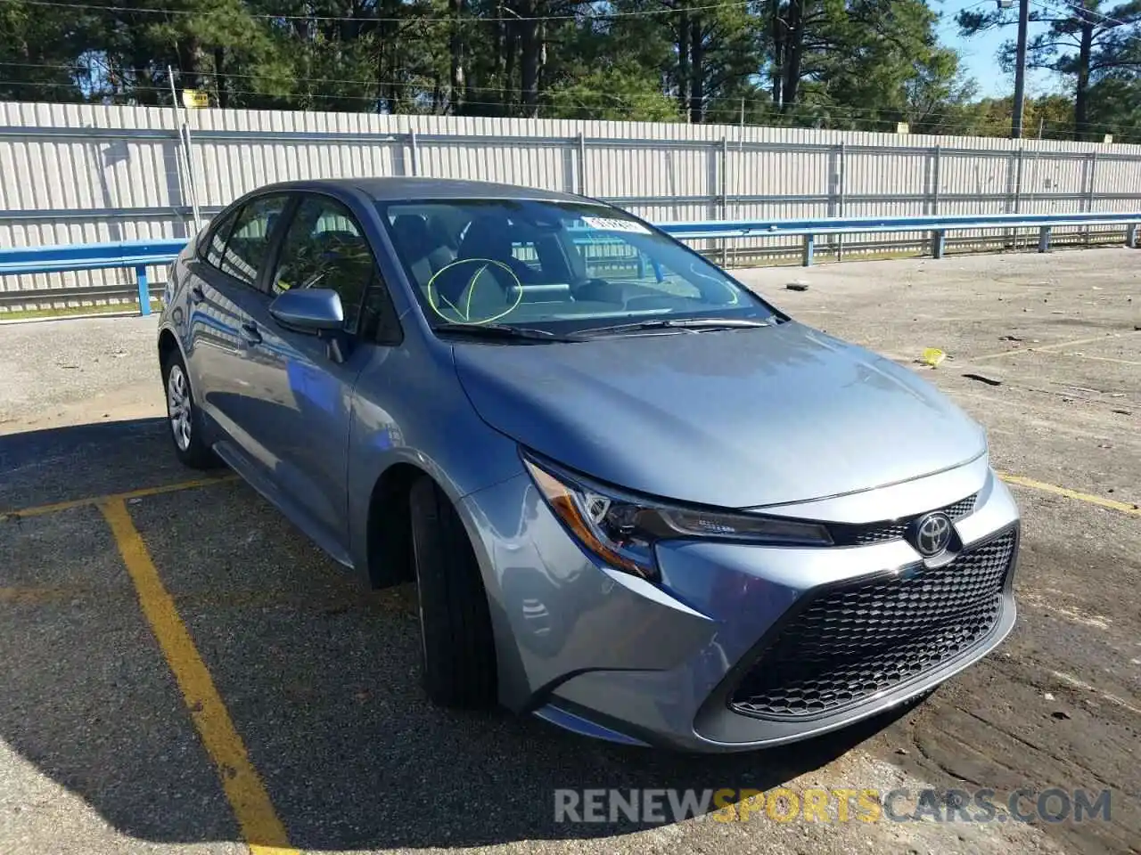 1 Photograph of a damaged car 5YFEPMAE9MP232658 TOYOTA COROLLA 2021