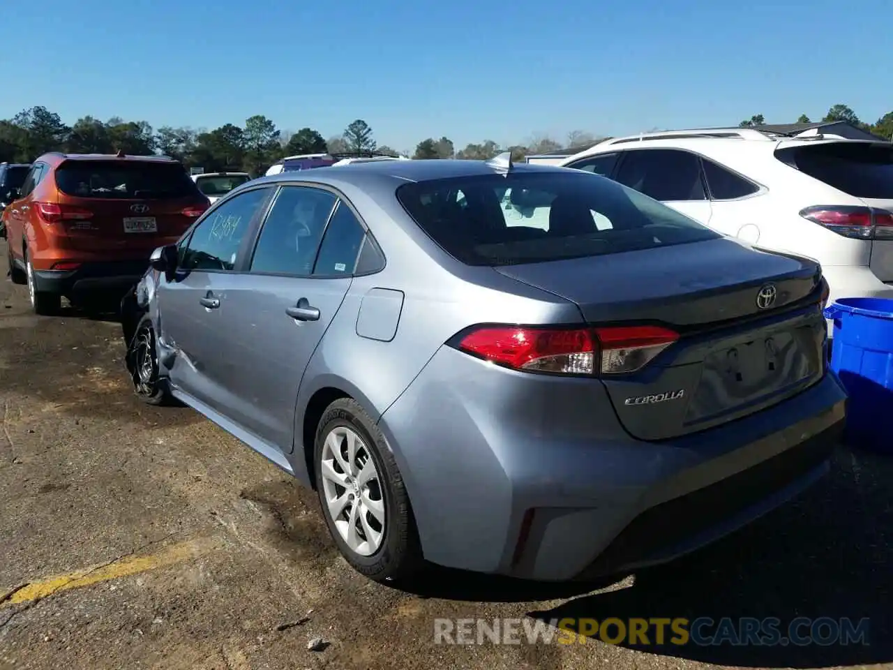 3 Photograph of a damaged car 5YFEPMAE9MP232658 TOYOTA COROLLA 2021