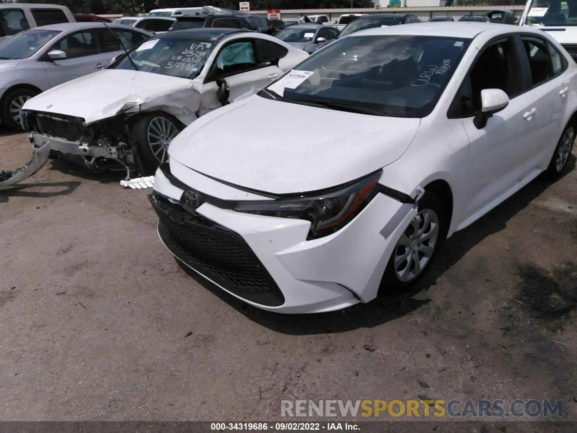 6 Photograph of a damaged car 5YFEPMAE9MP233292 TOYOTA COROLLA 2021