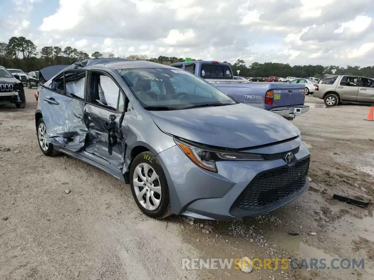 1 Photograph of a damaged car 5YFEPMAE9MP233826 TOYOTA COROLLA 2021