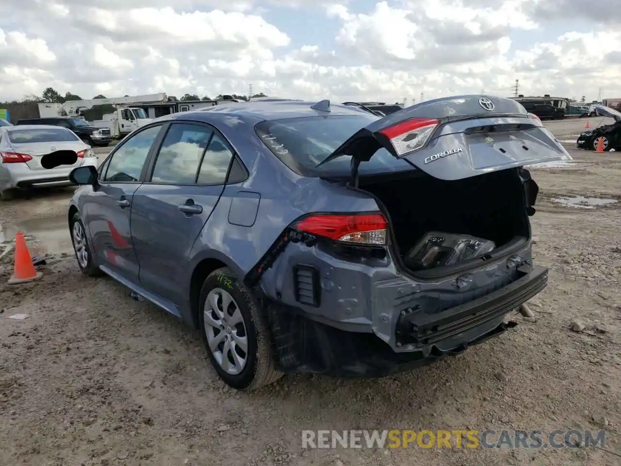 3 Photograph of a damaged car 5YFEPMAE9MP233826 TOYOTA COROLLA 2021