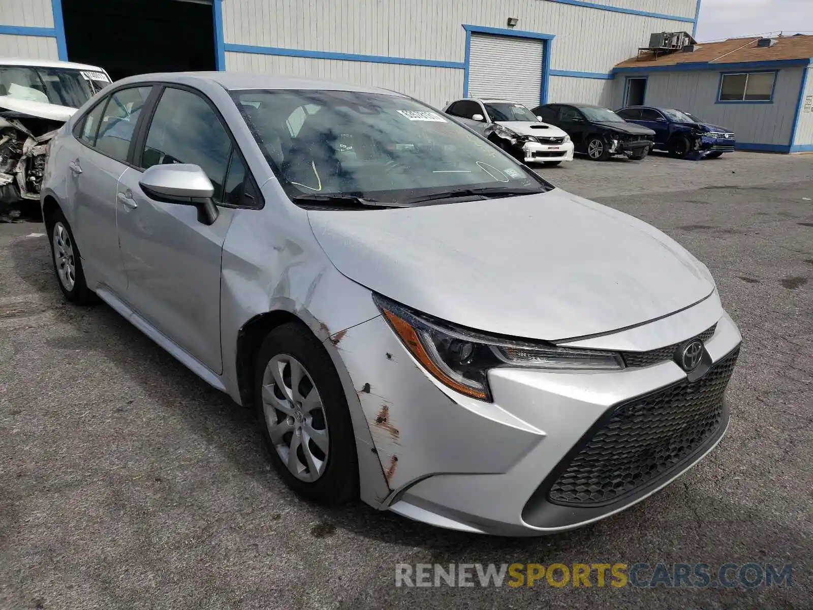 1 Photograph of a damaged car 5YFEPMAE9MP233891 TOYOTA COROLLA 2021