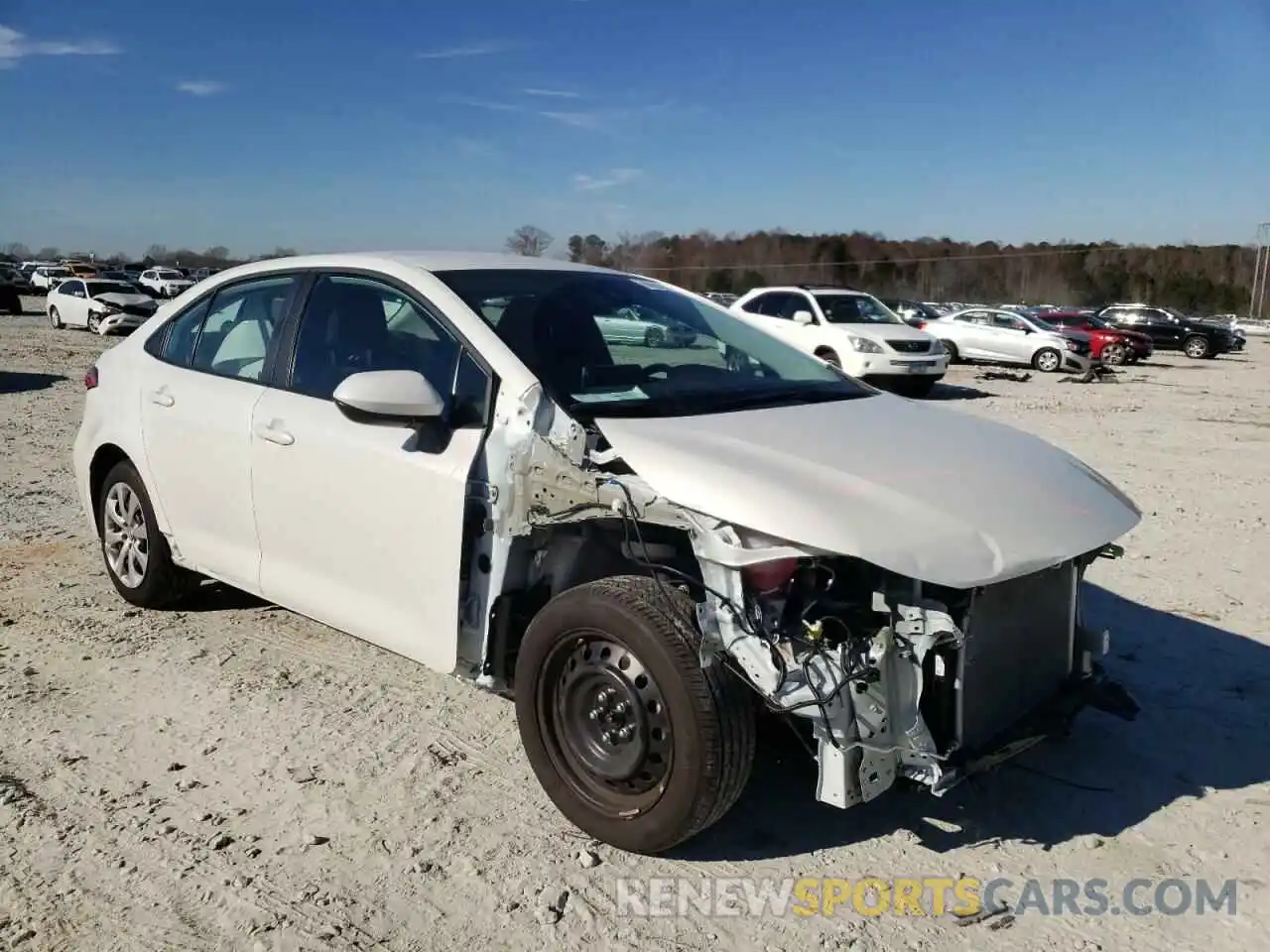 1 Photograph of a damaged car 5YFEPMAE9MP235284 TOYOTA COROLLA 2021