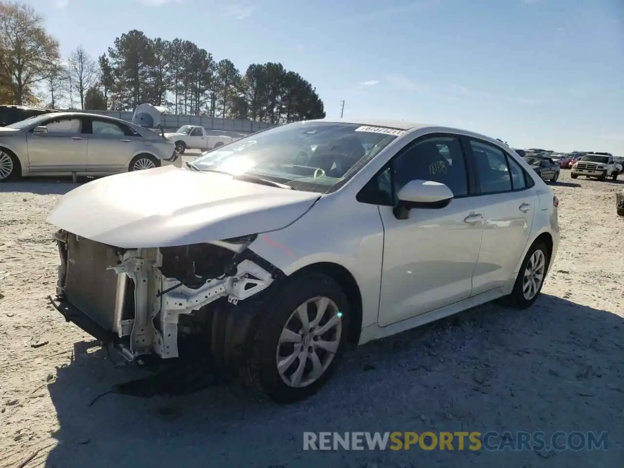 2 Photograph of a damaged car 5YFEPMAE9MP235284 TOYOTA COROLLA 2021