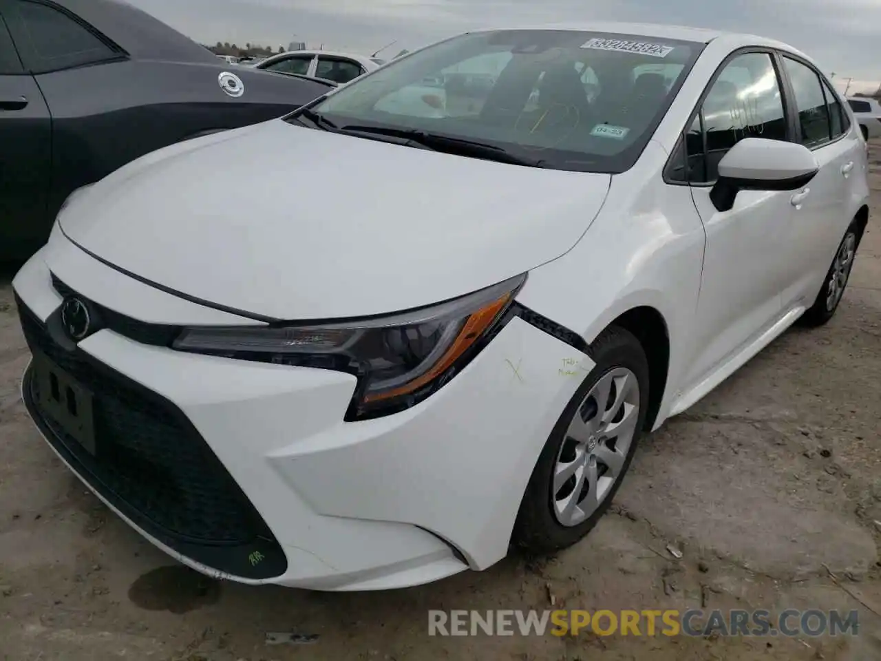 2 Photograph of a damaged car 5YFEPMAE9MP235365 TOYOTA COROLLA 2021