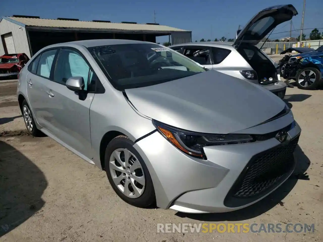 1 Photograph of a damaged car 5YFEPMAE9MP236127 TOYOTA COROLLA 2021