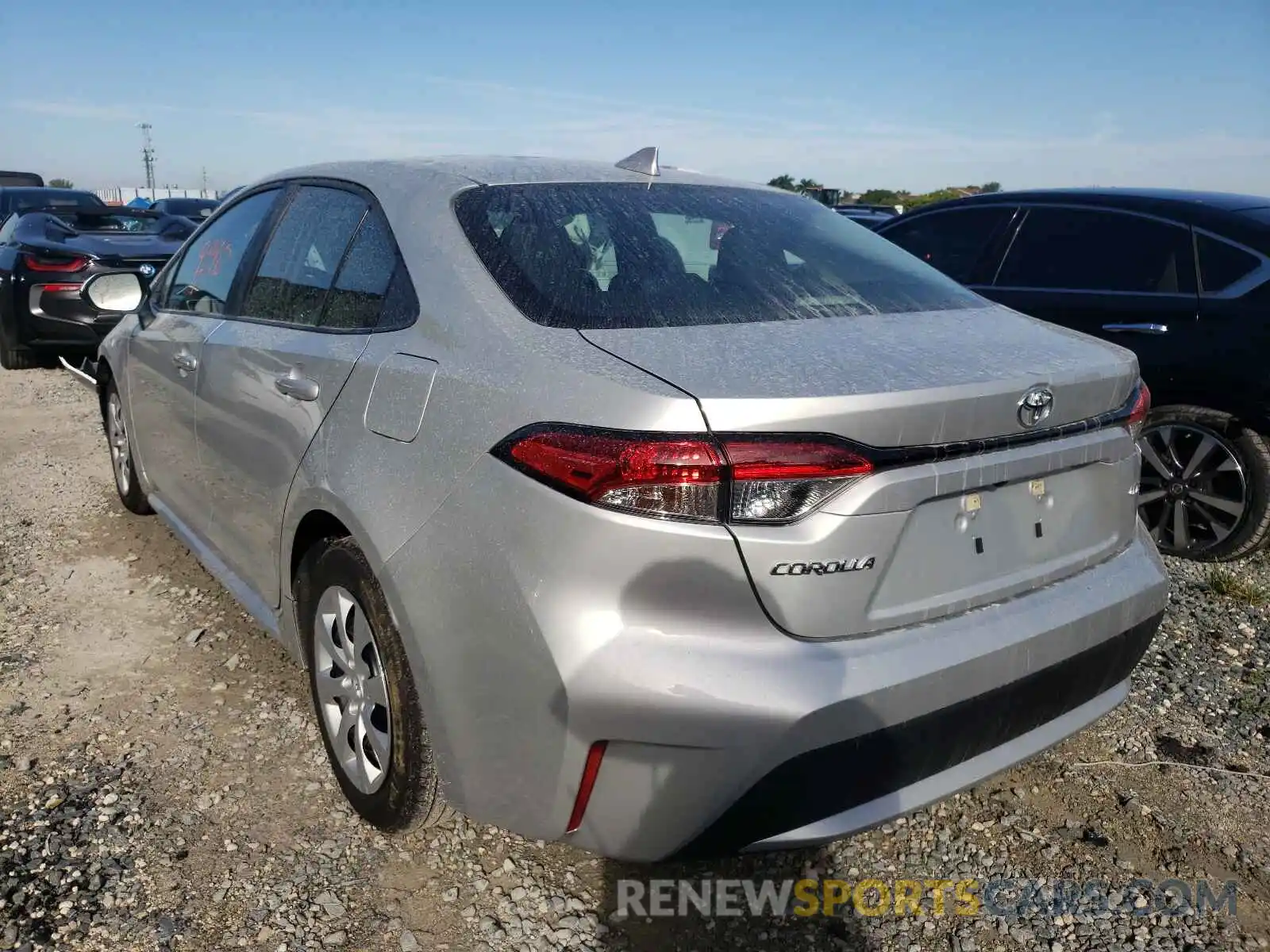 3 Photograph of a damaged car 5YFEPMAE9MP236130 TOYOTA COROLLA 2021