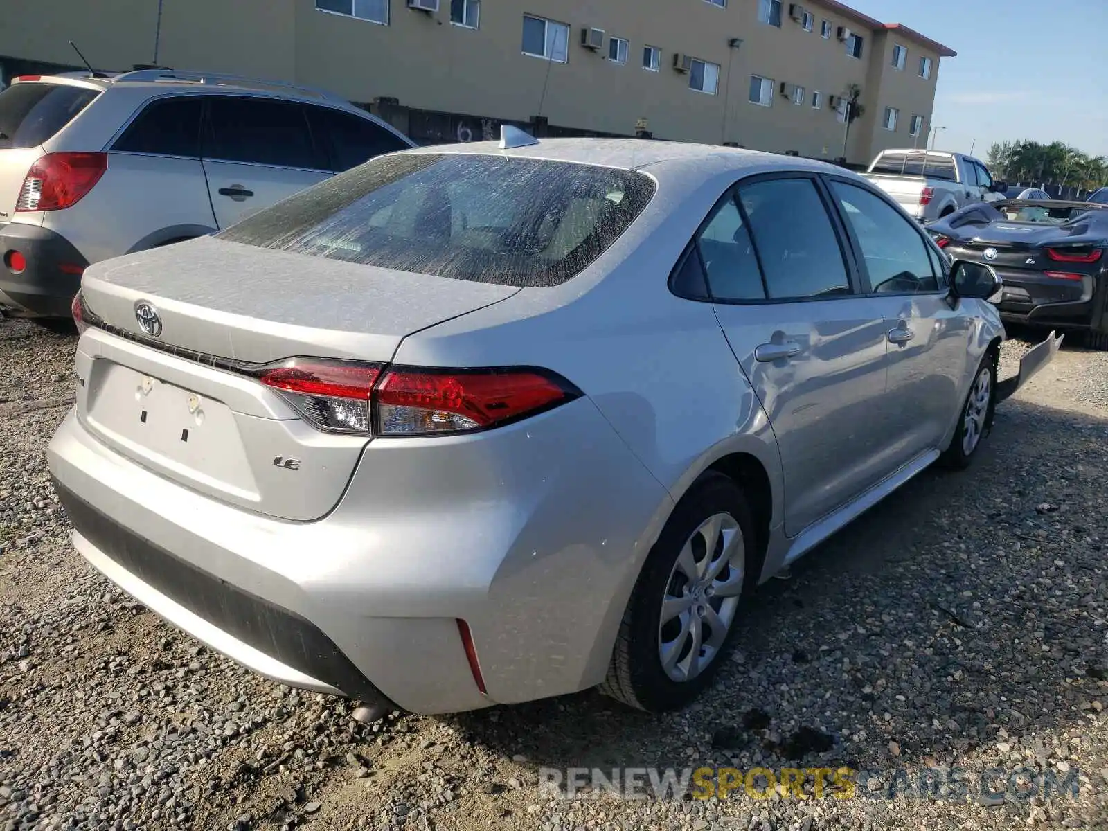 4 Photograph of a damaged car 5YFEPMAE9MP236130 TOYOTA COROLLA 2021