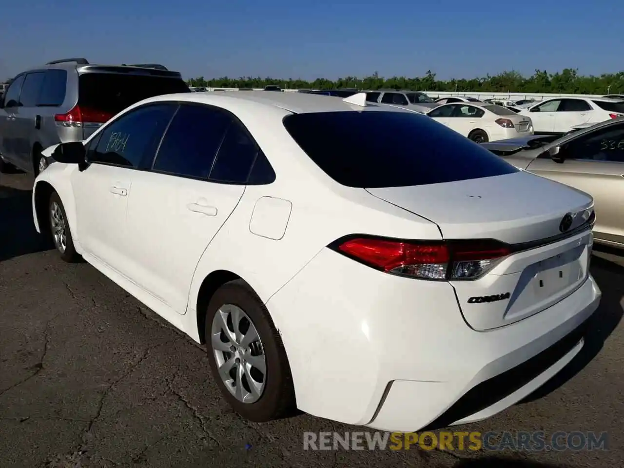 3 Photograph of a damaged car 5YFEPMAE9MP238511 TOYOTA COROLLA 2021