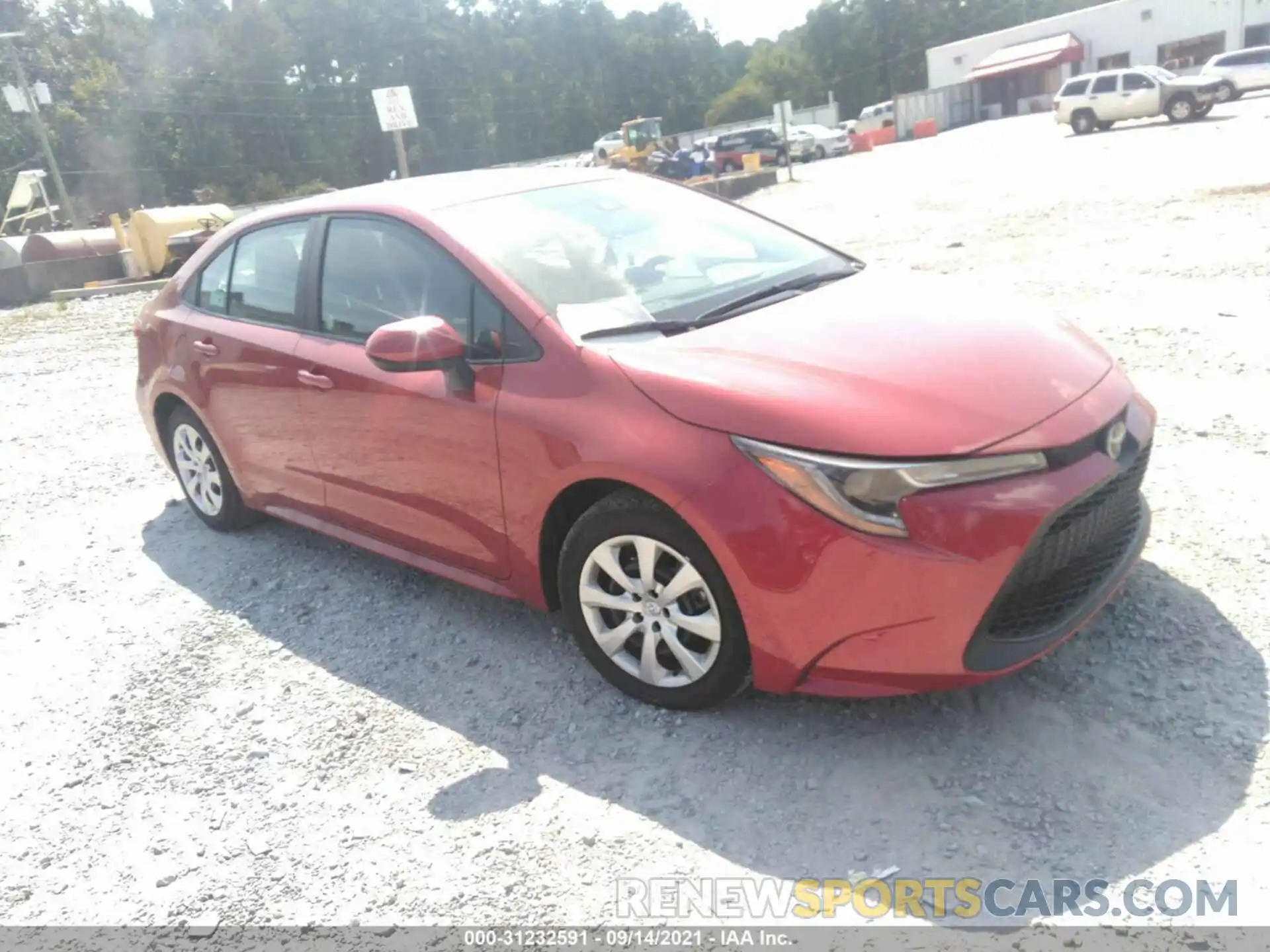 1 Photograph of a damaged car 5YFEPMAE9MP238718 TOYOTA COROLLA 2021