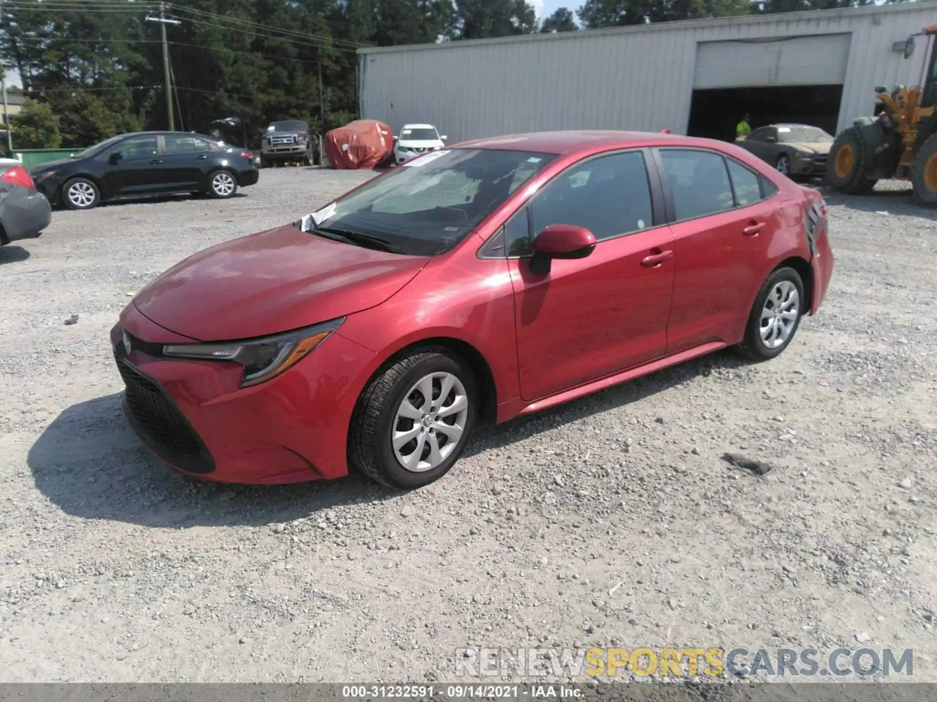 2 Photograph of a damaged car 5YFEPMAE9MP238718 TOYOTA COROLLA 2021