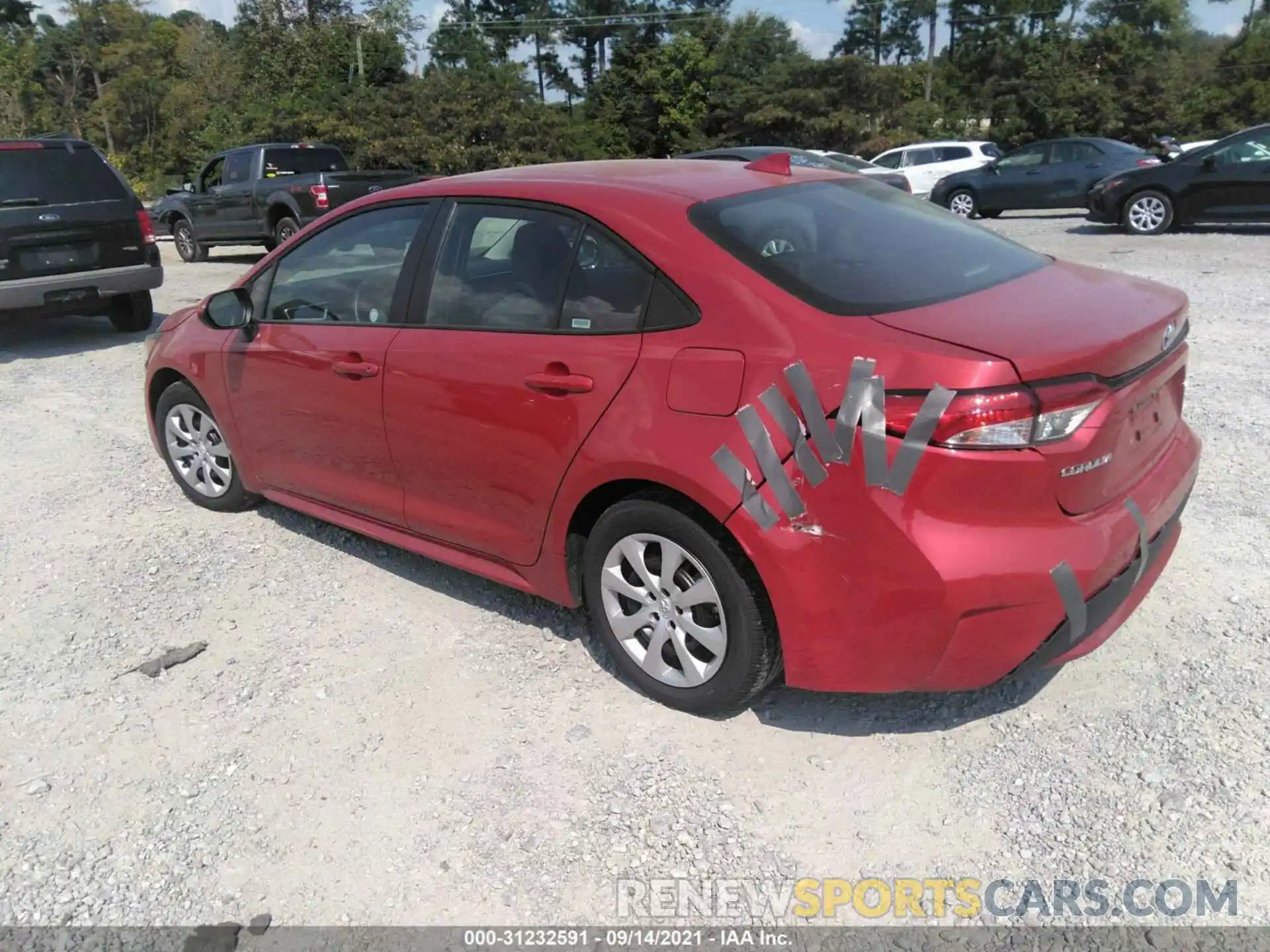 3 Photograph of a damaged car 5YFEPMAE9MP238718 TOYOTA COROLLA 2021