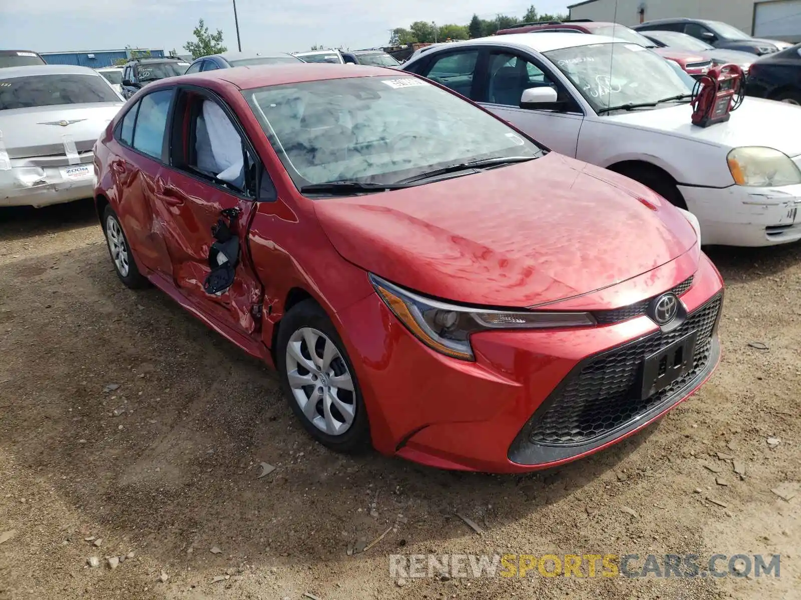 1 Photograph of a damaged car 5YFEPMAE9MP238928 TOYOTA COROLLA 2021