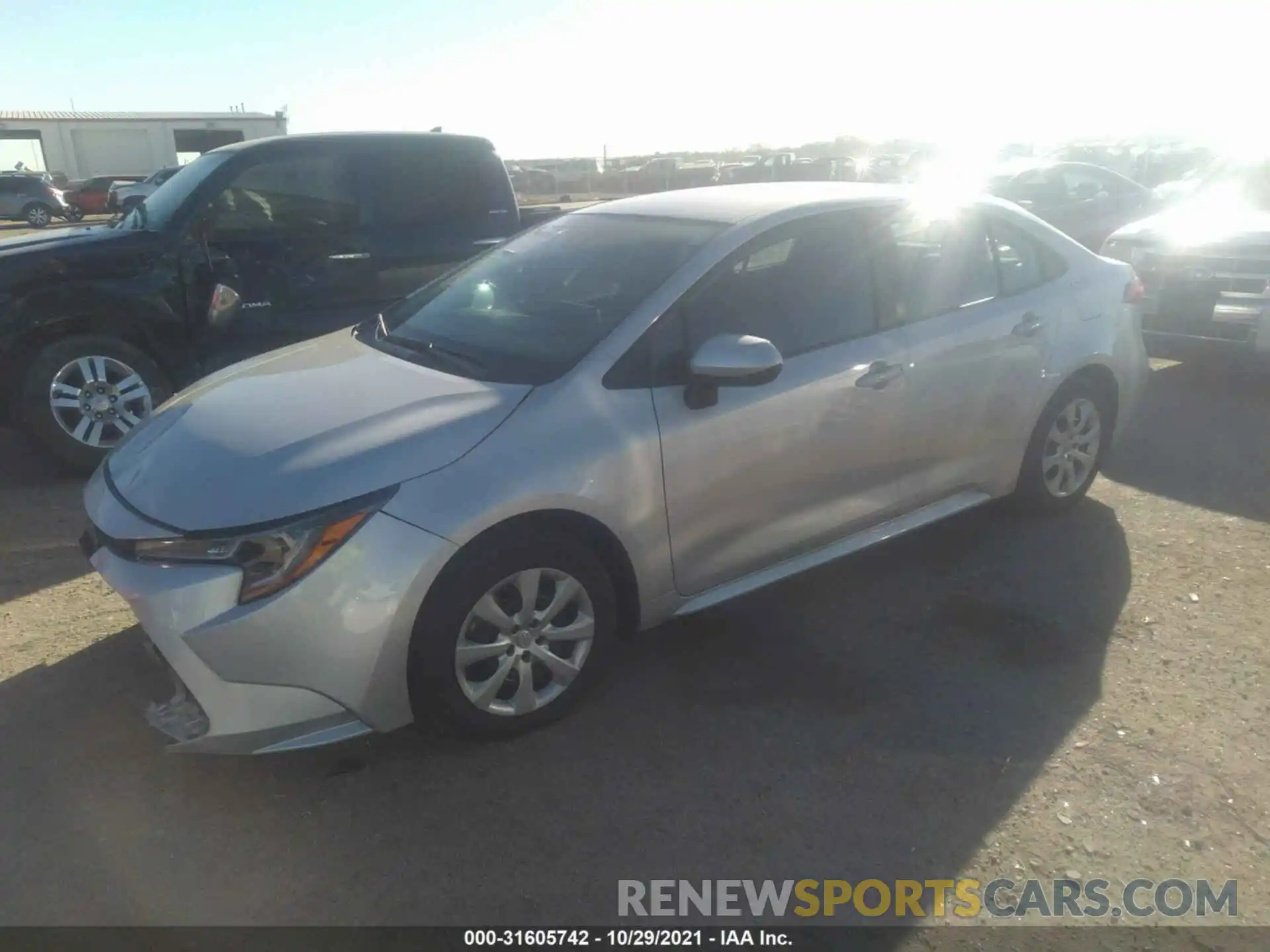 2 Photograph of a damaged car 5YFEPMAE9MP240811 TOYOTA COROLLA 2021