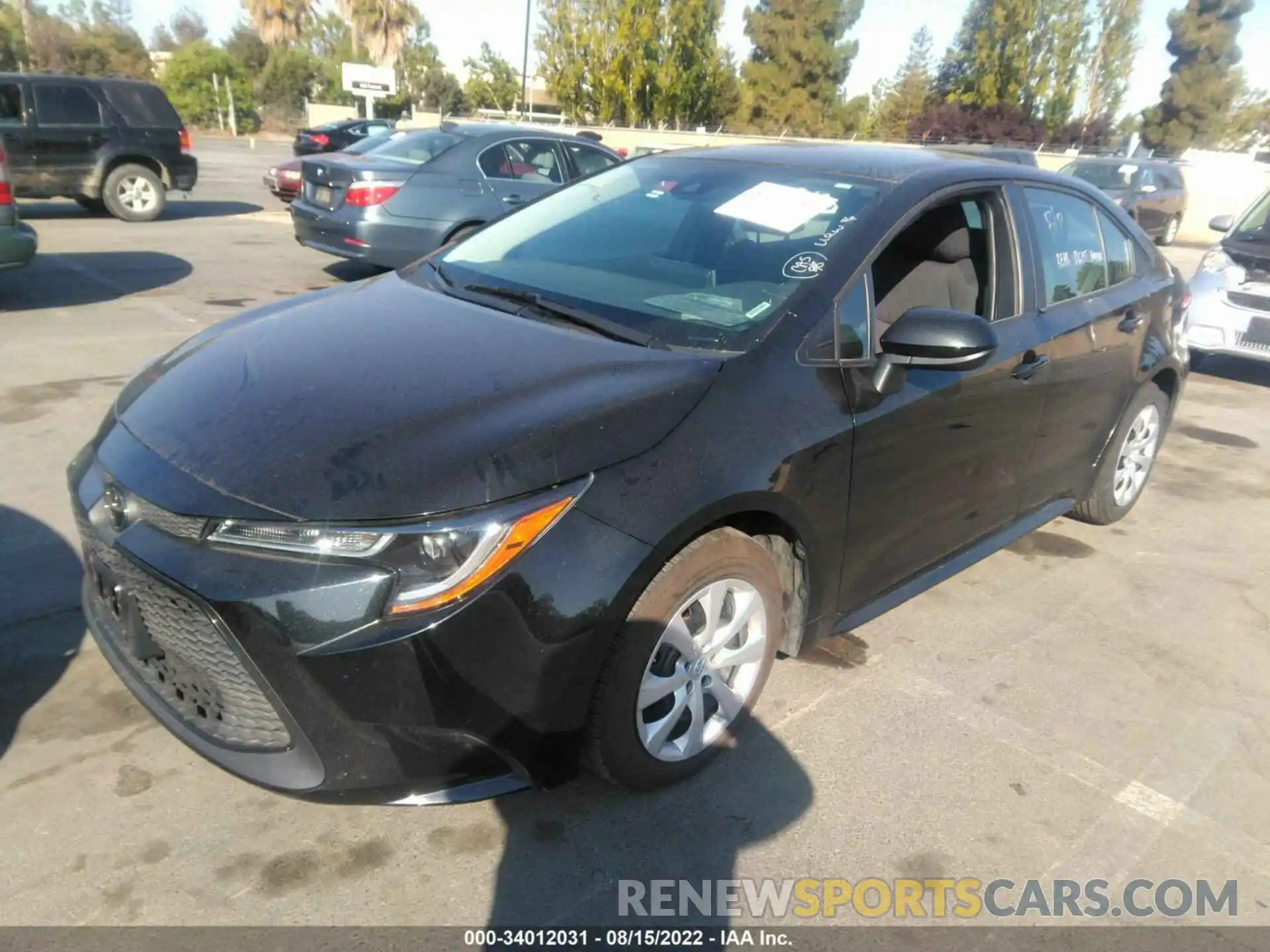 2 Photograph of a damaged car 5YFEPMAE9MP241036 TOYOTA COROLLA 2021