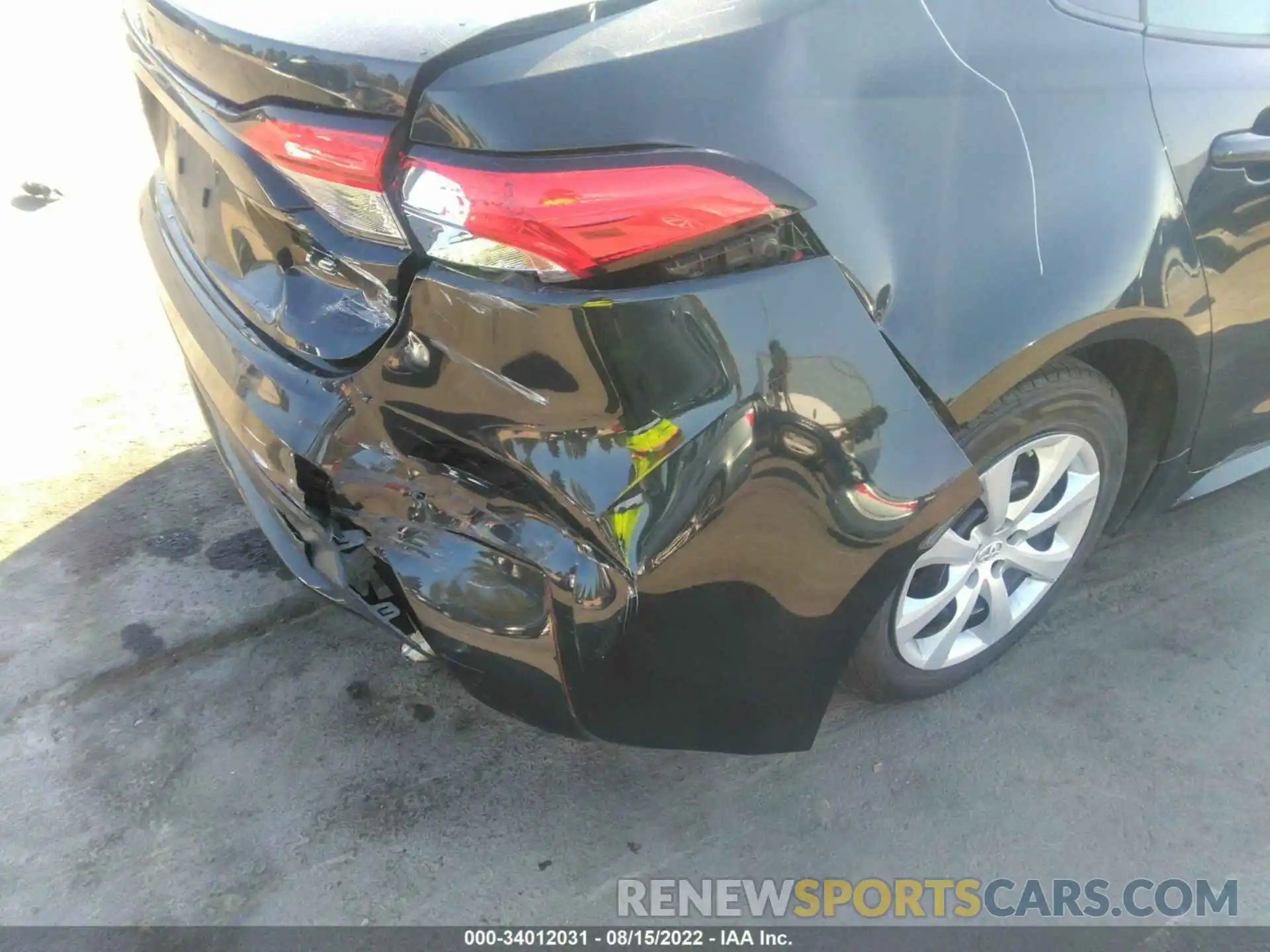 6 Photograph of a damaged car 5YFEPMAE9MP241036 TOYOTA COROLLA 2021