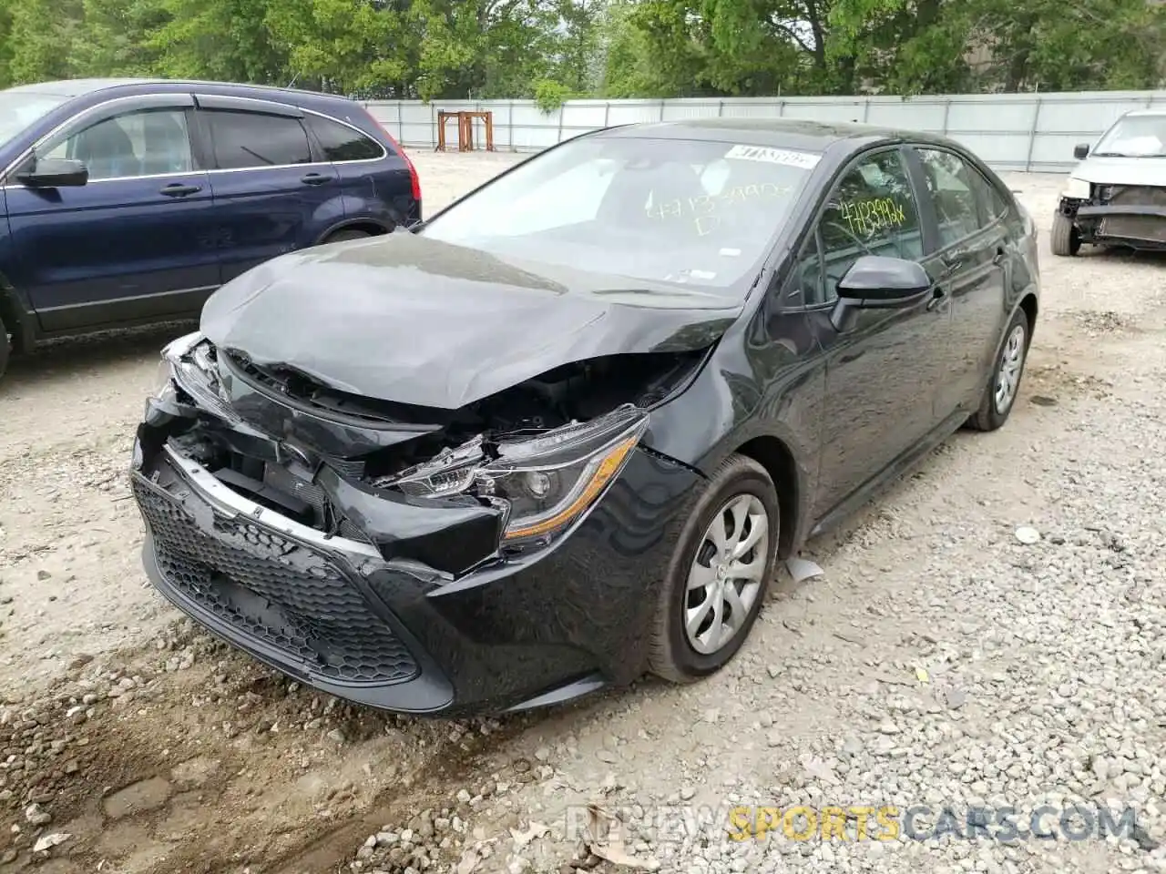 2 Photograph of a damaged car 5YFEPMAE9MP241179 TOYOTA COROLLA 2021