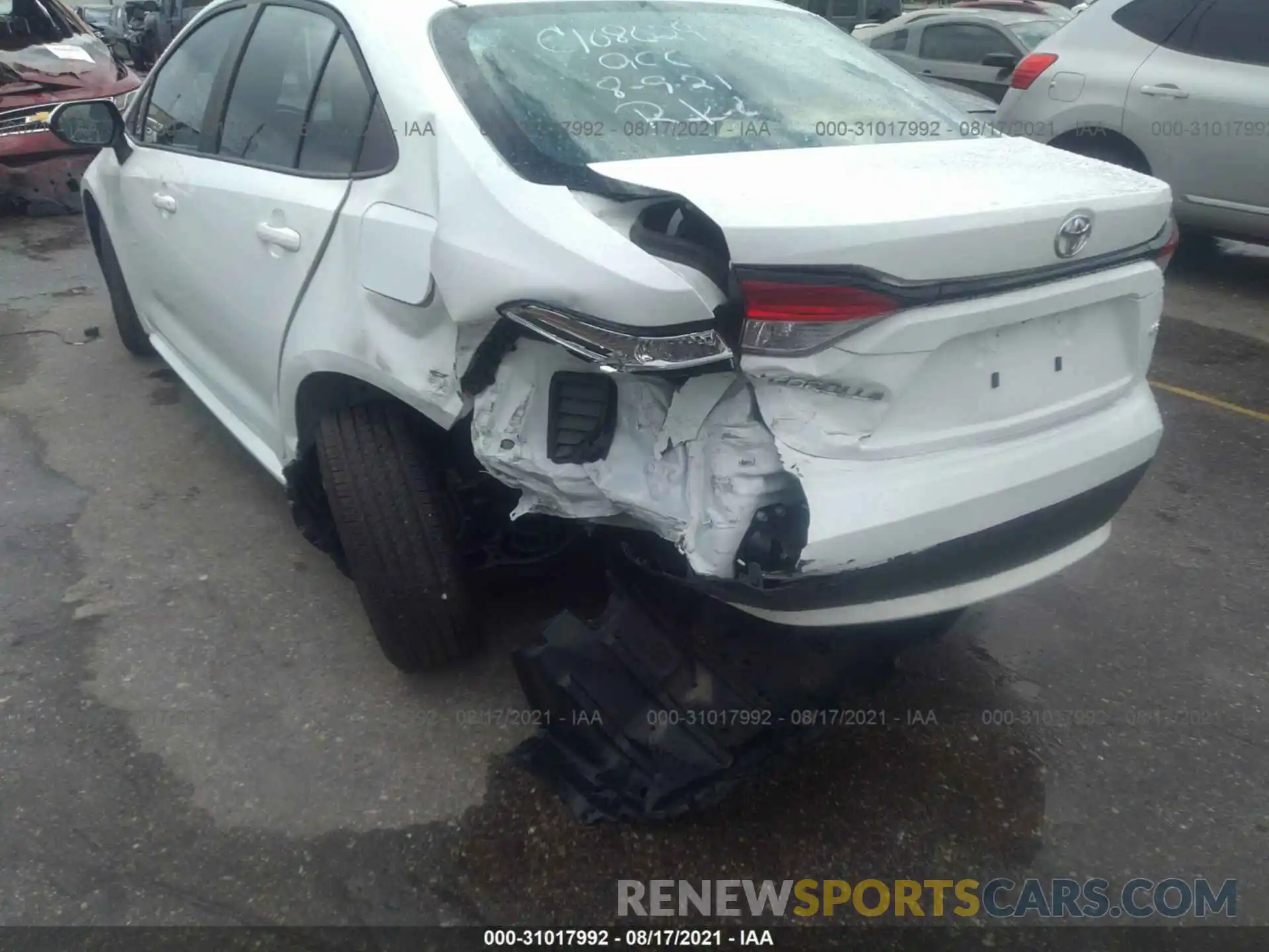 6 Photograph of a damaged car 5YFEPMAE9MP241537 TOYOTA COROLLA 2021