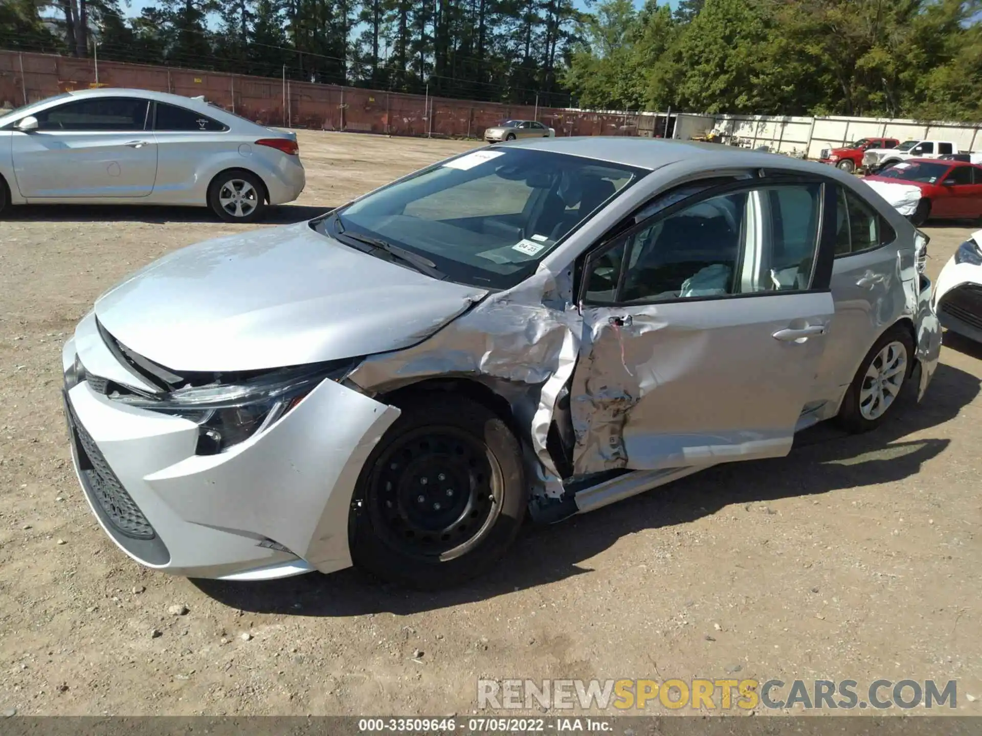 6 Photograph of a damaged car 5YFEPMAE9MP243336 TOYOTA COROLLA 2021