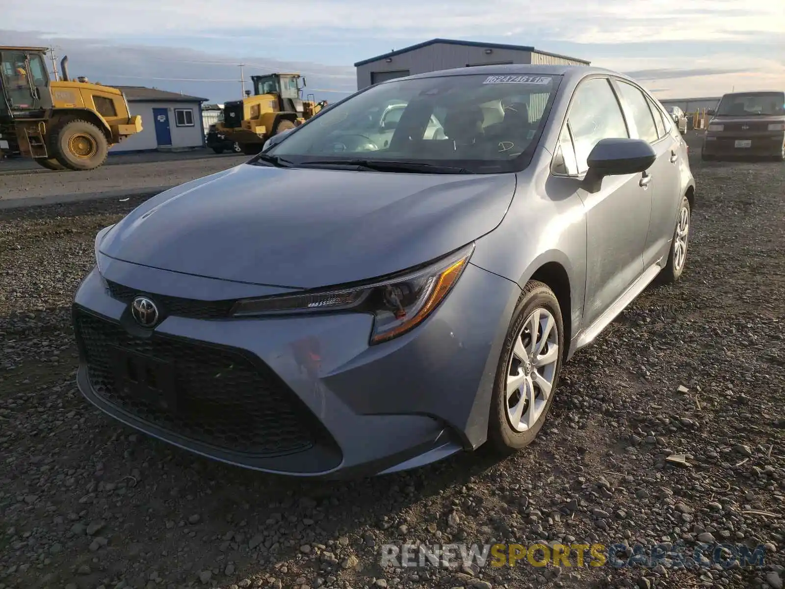 2 Photograph of a damaged car 5YFEPMAE9MP243627 TOYOTA COROLLA 2021