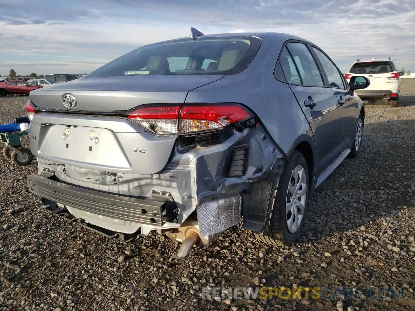 4 Photograph of a damaged car 5YFEPMAE9MP243627 TOYOTA COROLLA 2021