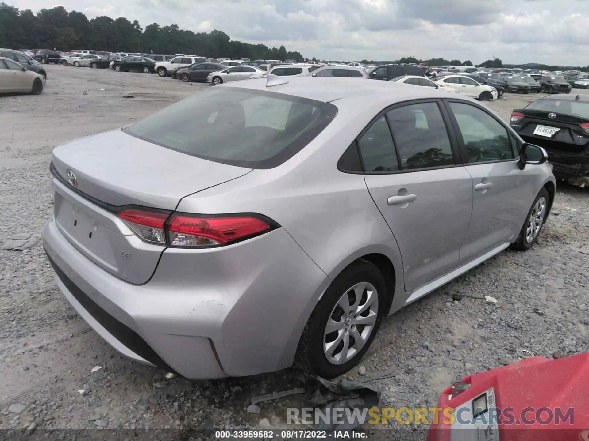 4 Photograph of a damaged car 5YFEPMAE9MP244924 TOYOTA COROLLA 2021