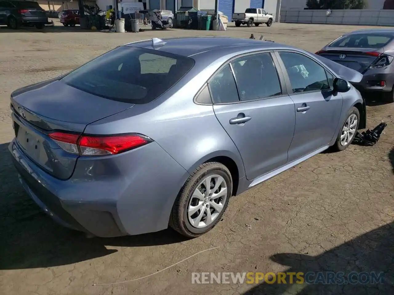 4 Photograph of a damaged car 5YFEPMAE9MP245183 TOYOTA COROLLA 2021