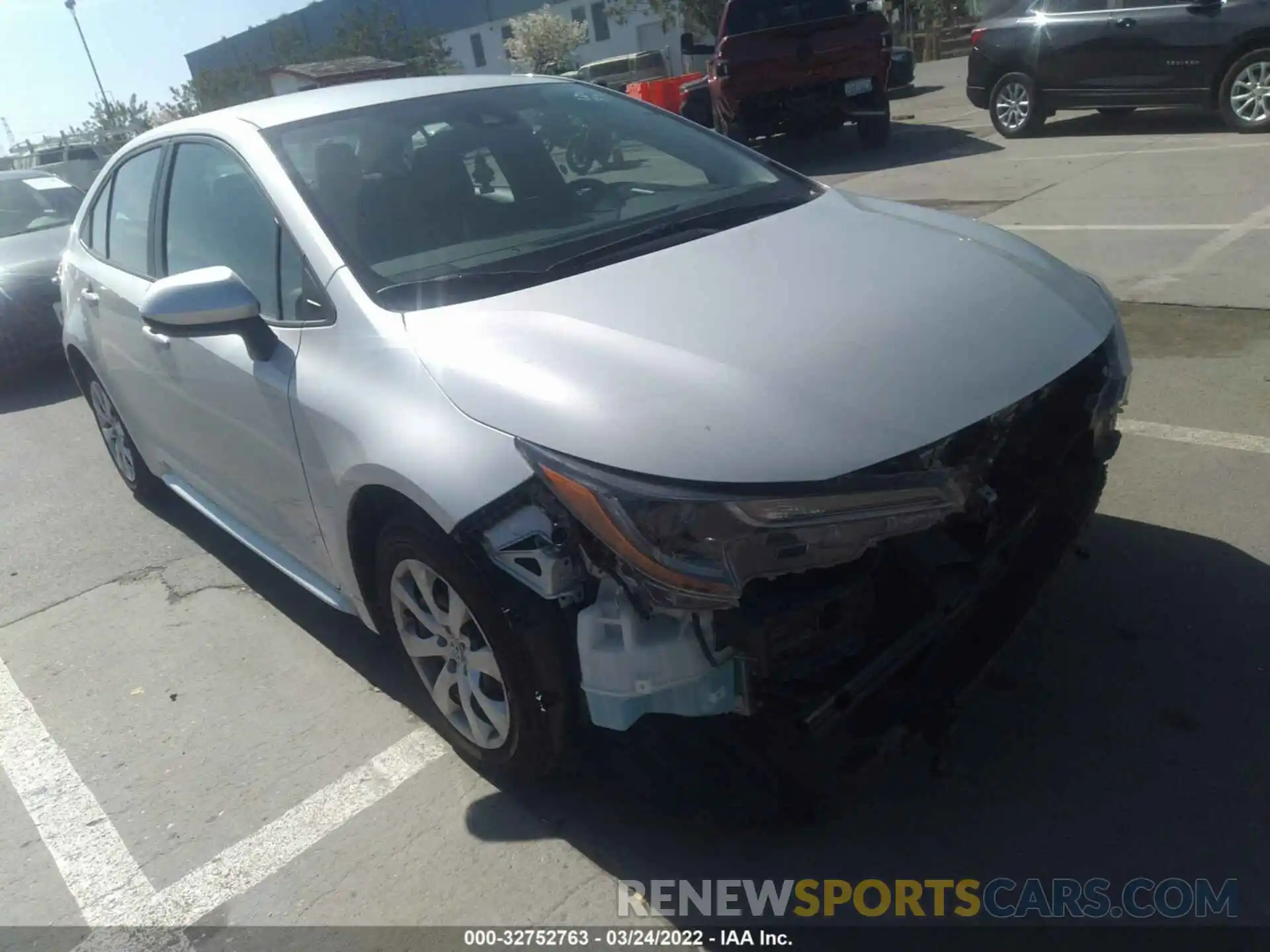 1 Photograph of a damaged car 5YFEPMAE9MP246785 TOYOTA COROLLA 2021