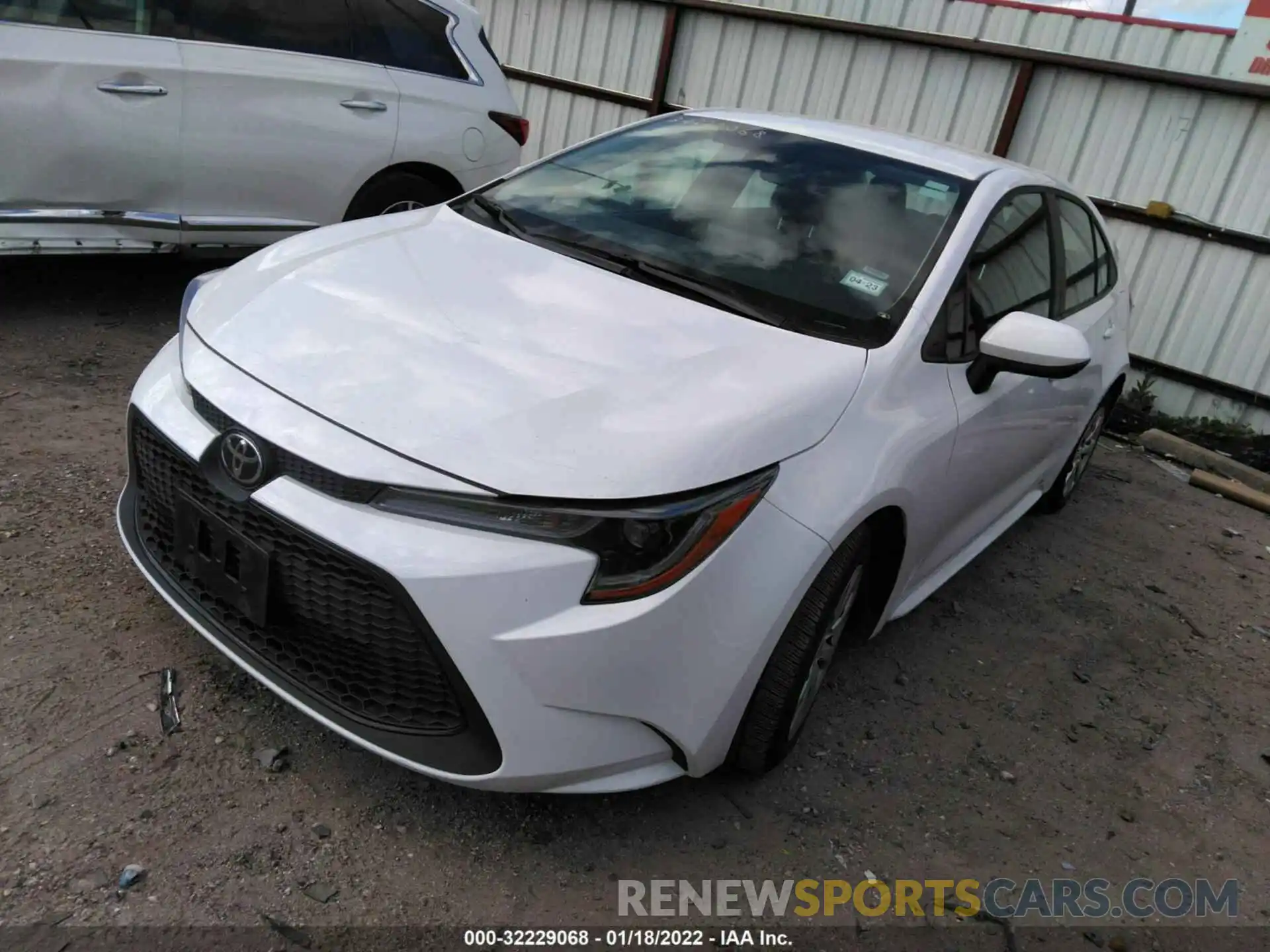 2 Photograph of a damaged car 5YFEPMAE9MP247077 TOYOTA COROLLA 2021