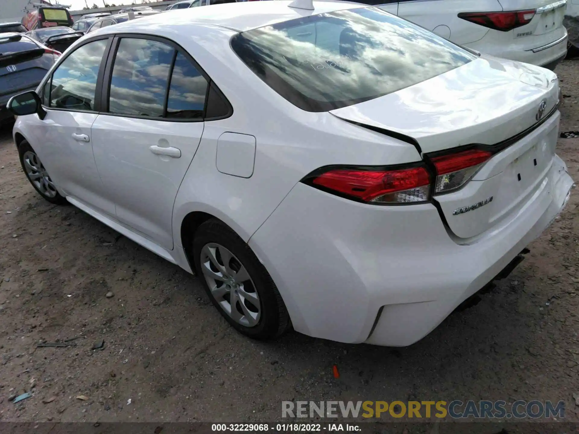 3 Photograph of a damaged car 5YFEPMAE9MP247077 TOYOTA COROLLA 2021