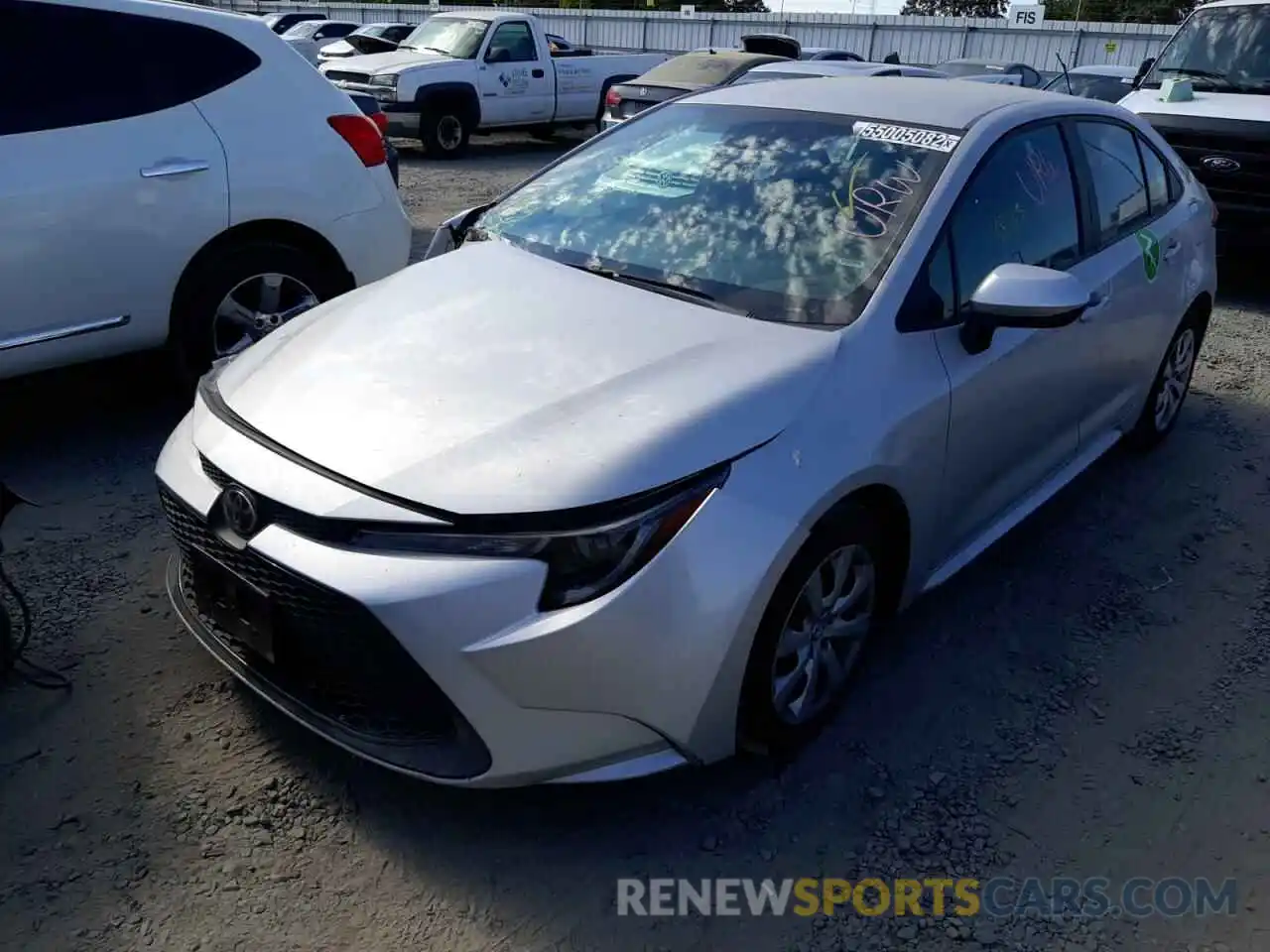 2 Photograph of a damaged car 5YFEPMAE9MP247564 TOYOTA COROLLA 2021