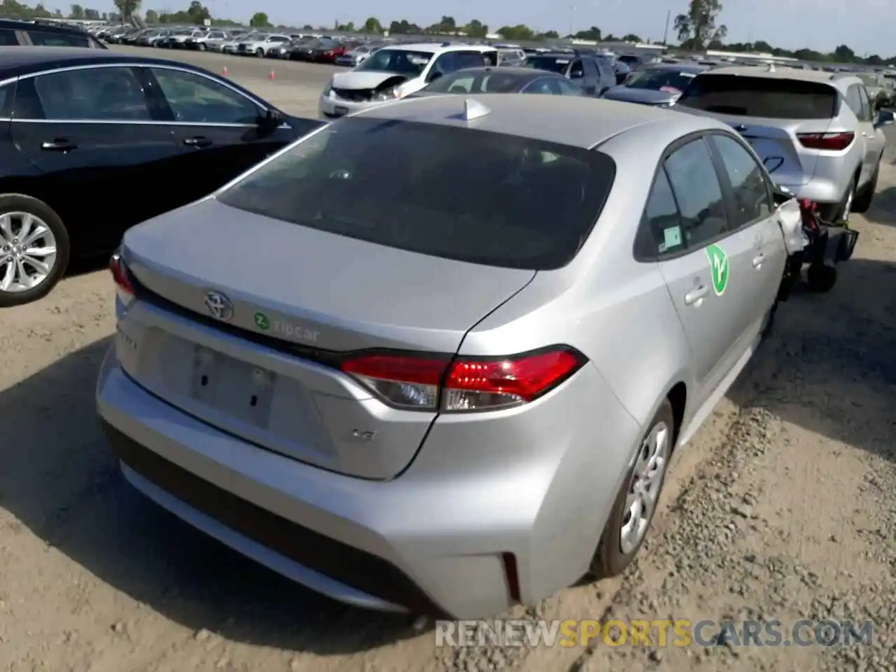 4 Photograph of a damaged car 5YFEPMAE9MP247564 TOYOTA COROLLA 2021