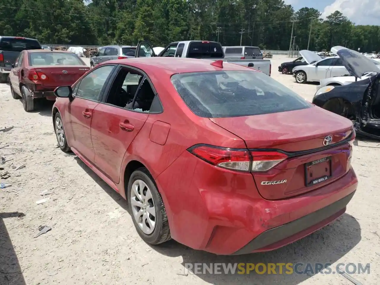 3 Photograph of a damaged car 5YFEPMAE9MP248309 TOYOTA COROLLA 2021