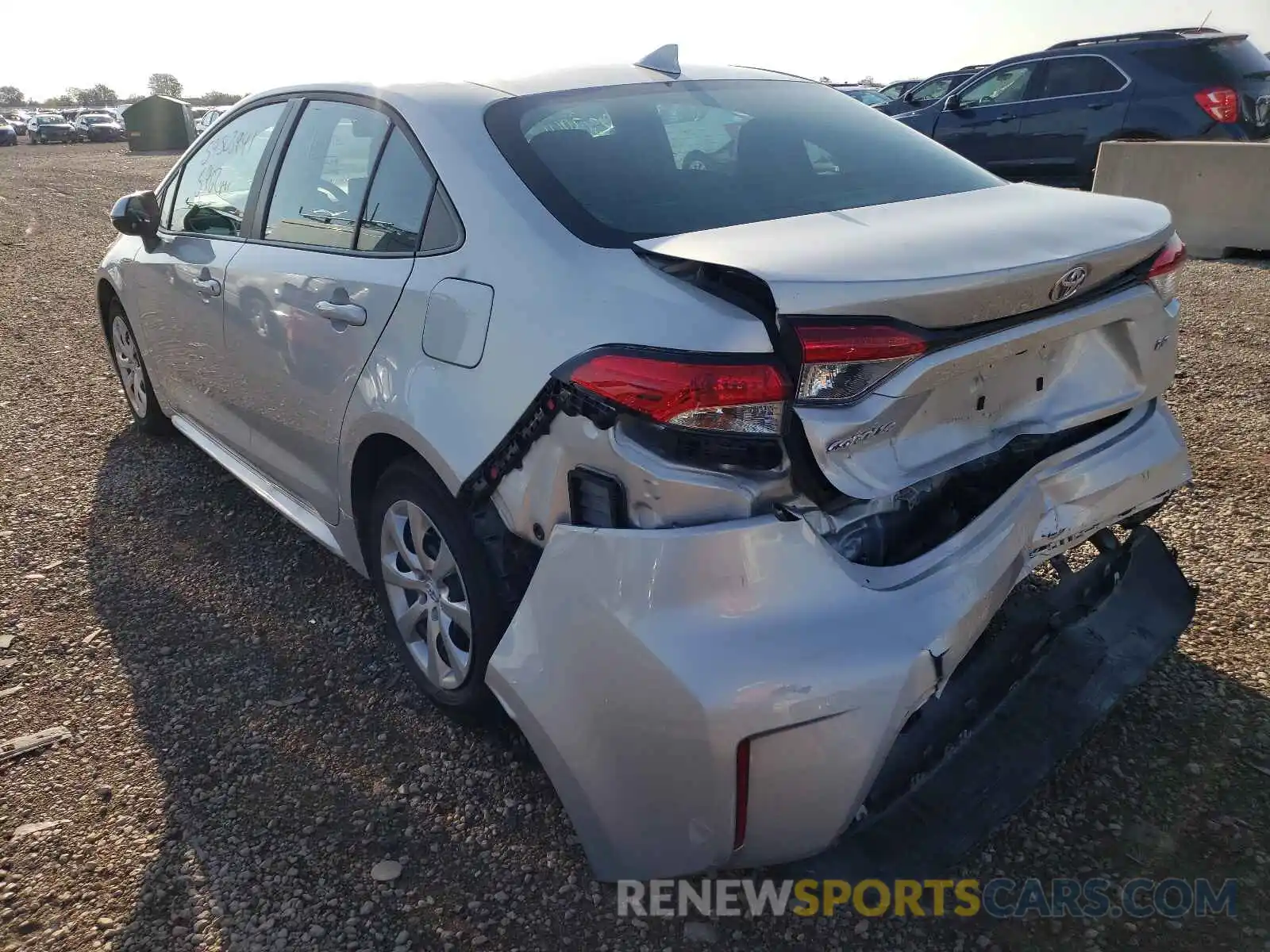 3 Photograph of a damaged car 5YFEPMAE9MP248715 TOYOTA COROLLA 2021