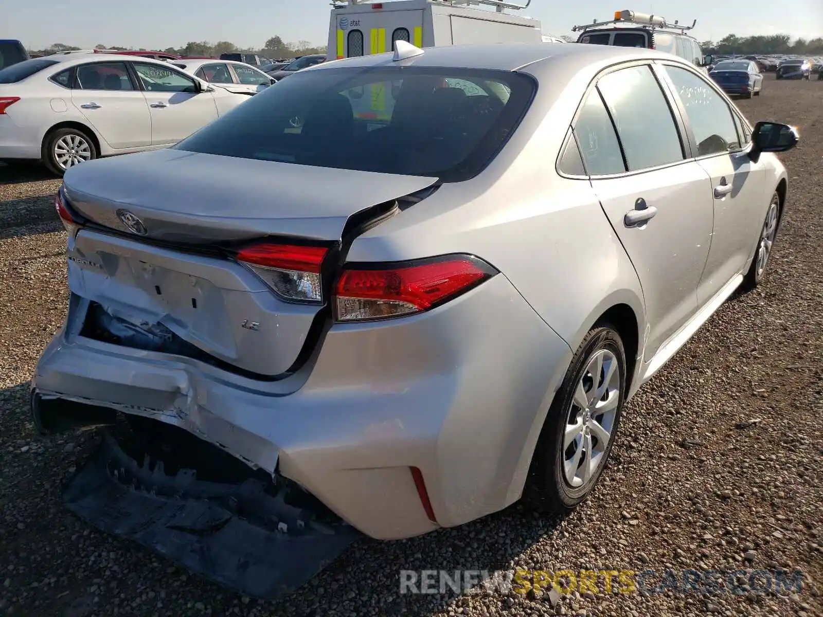 4 Photograph of a damaged car 5YFEPMAE9MP248715 TOYOTA COROLLA 2021