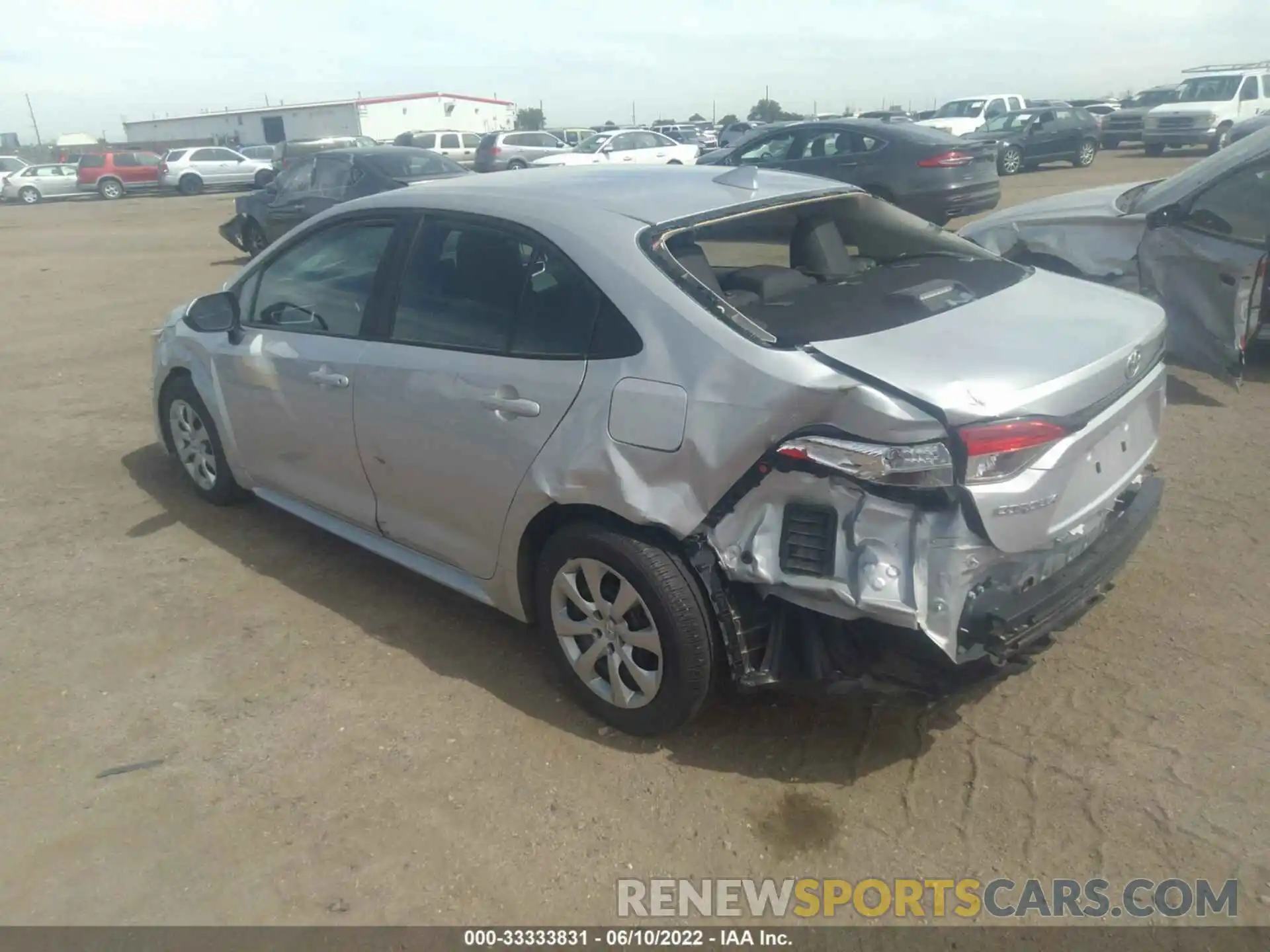 3 Photograph of a damaged car 5YFEPMAE9MP248956 TOYOTA COROLLA 2021